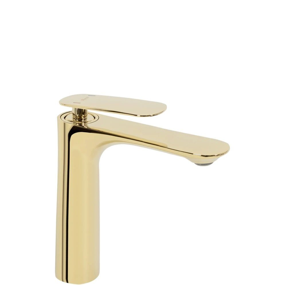 wohnwerk.idee Badarmatur Waschbeckenarmatur Wasserhahn Gold Schwarz günstig online kaufen