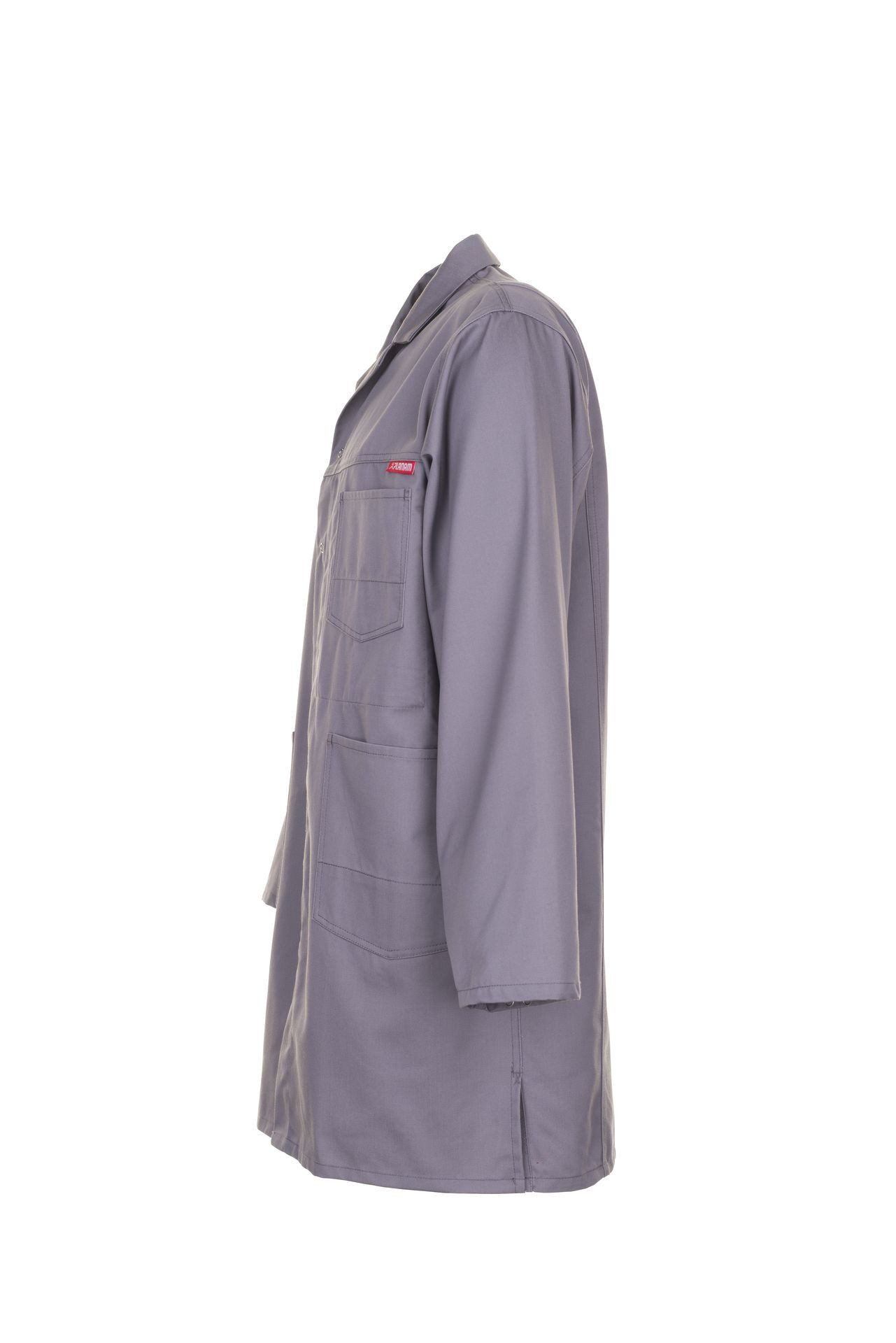 Planam Arbeitsjacke PLANAM Herren Berufsmantel MG-260 Revers Reißfest Grau