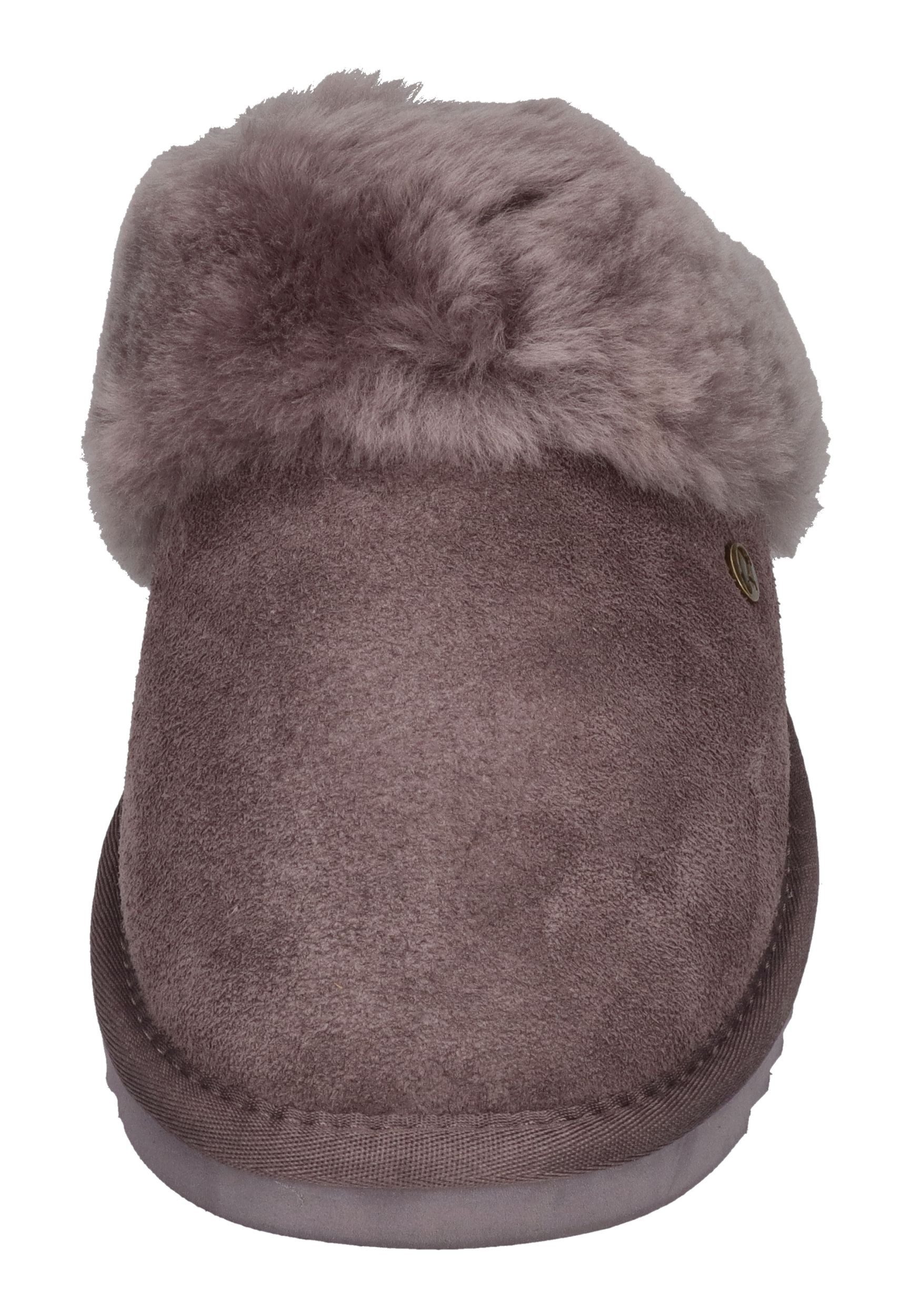 WARMBAT FLURRY SUEDE Hausschuh Plum
