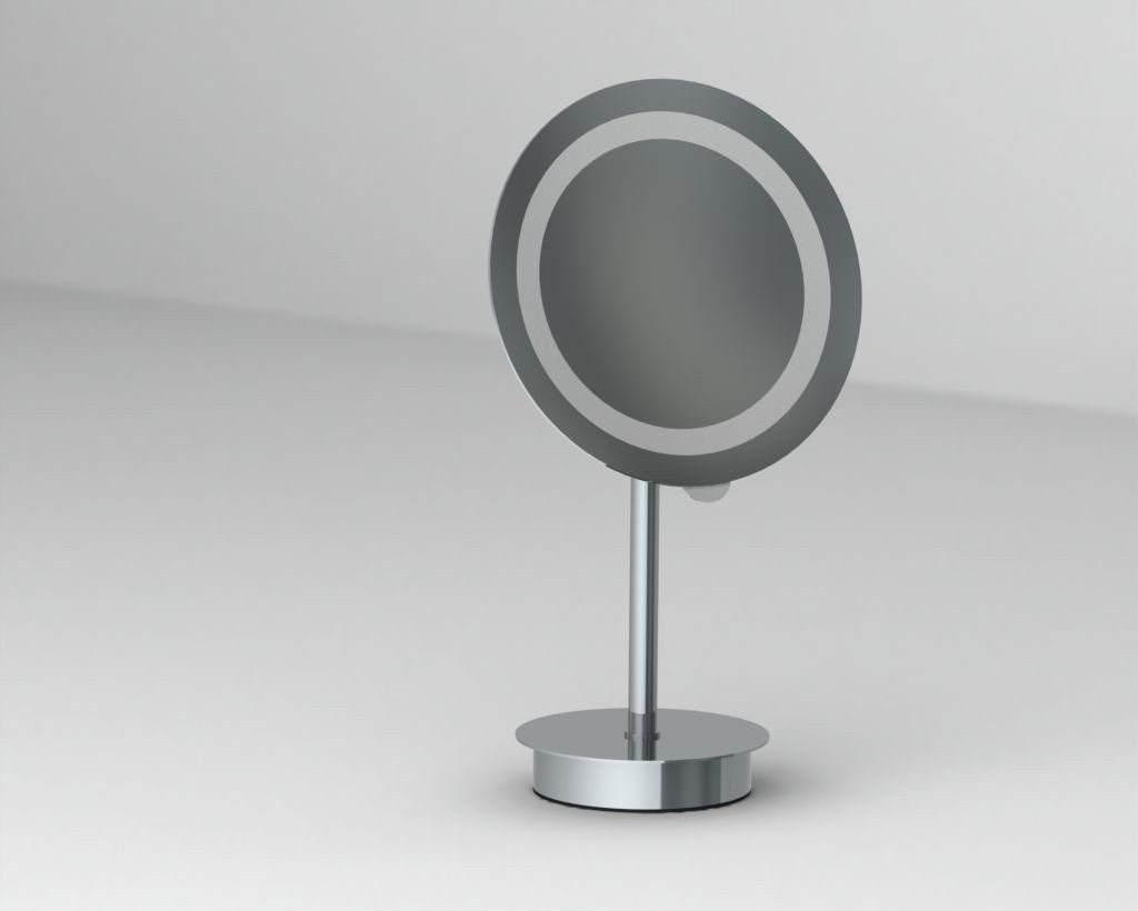 Primaster Kosmetikspiegel Primaster LED Stand-Kosmetikspiegel 5-fach