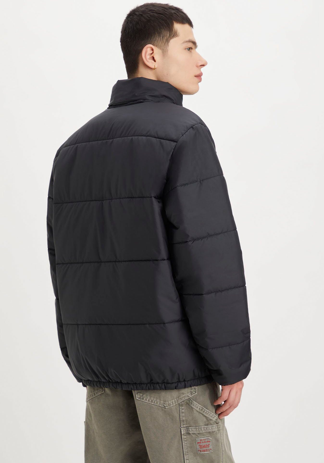 black Levi's® Outdoorjacke SUNSET PUFFER SHORT jet