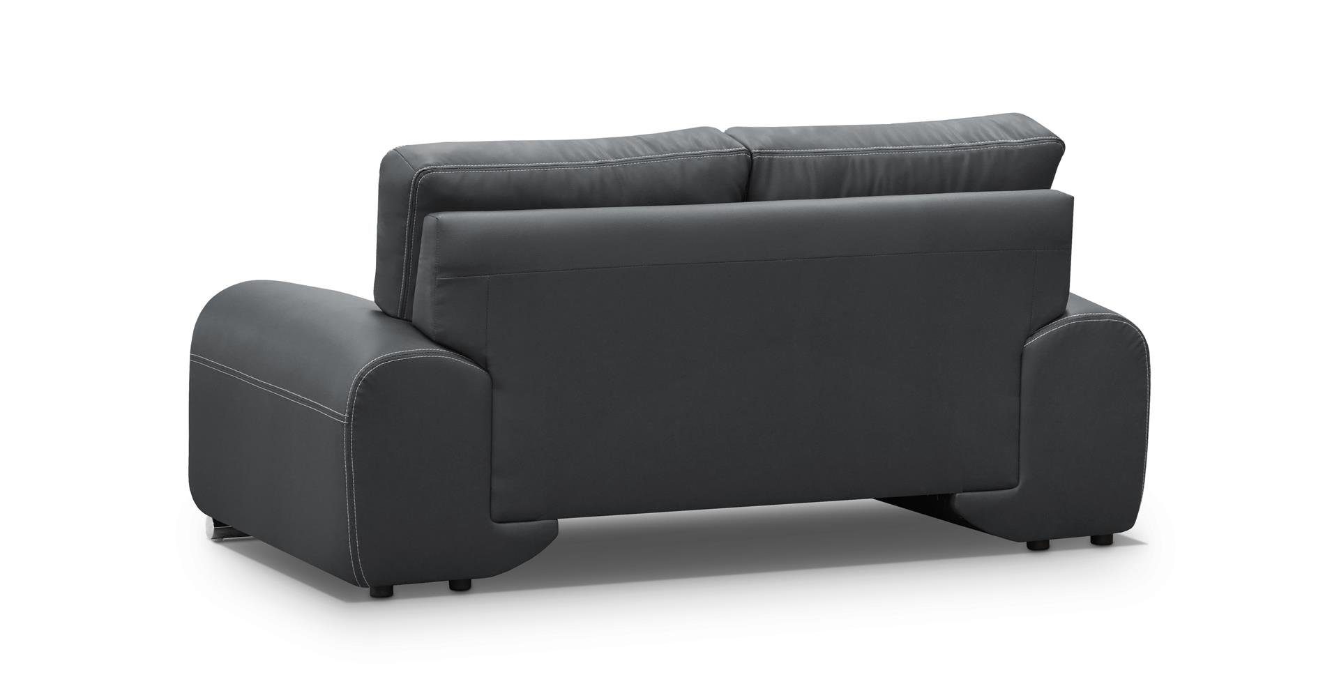 Beautysofa 2-Sitzer Couch OMEGA, Modern Design günstig online kaufen