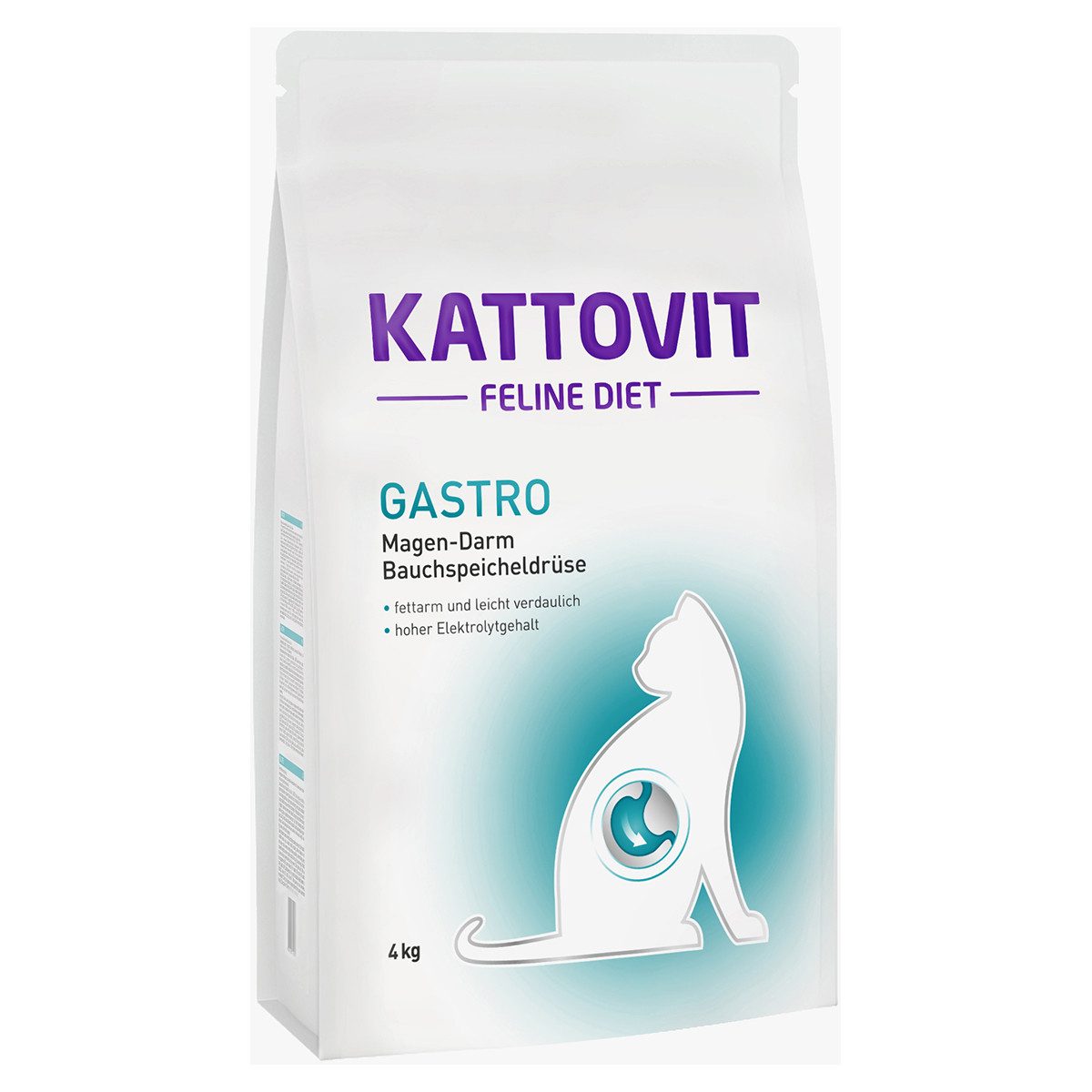 Kattovit Feline Diet Gastro 4 kg, für: Katze von Kattovit