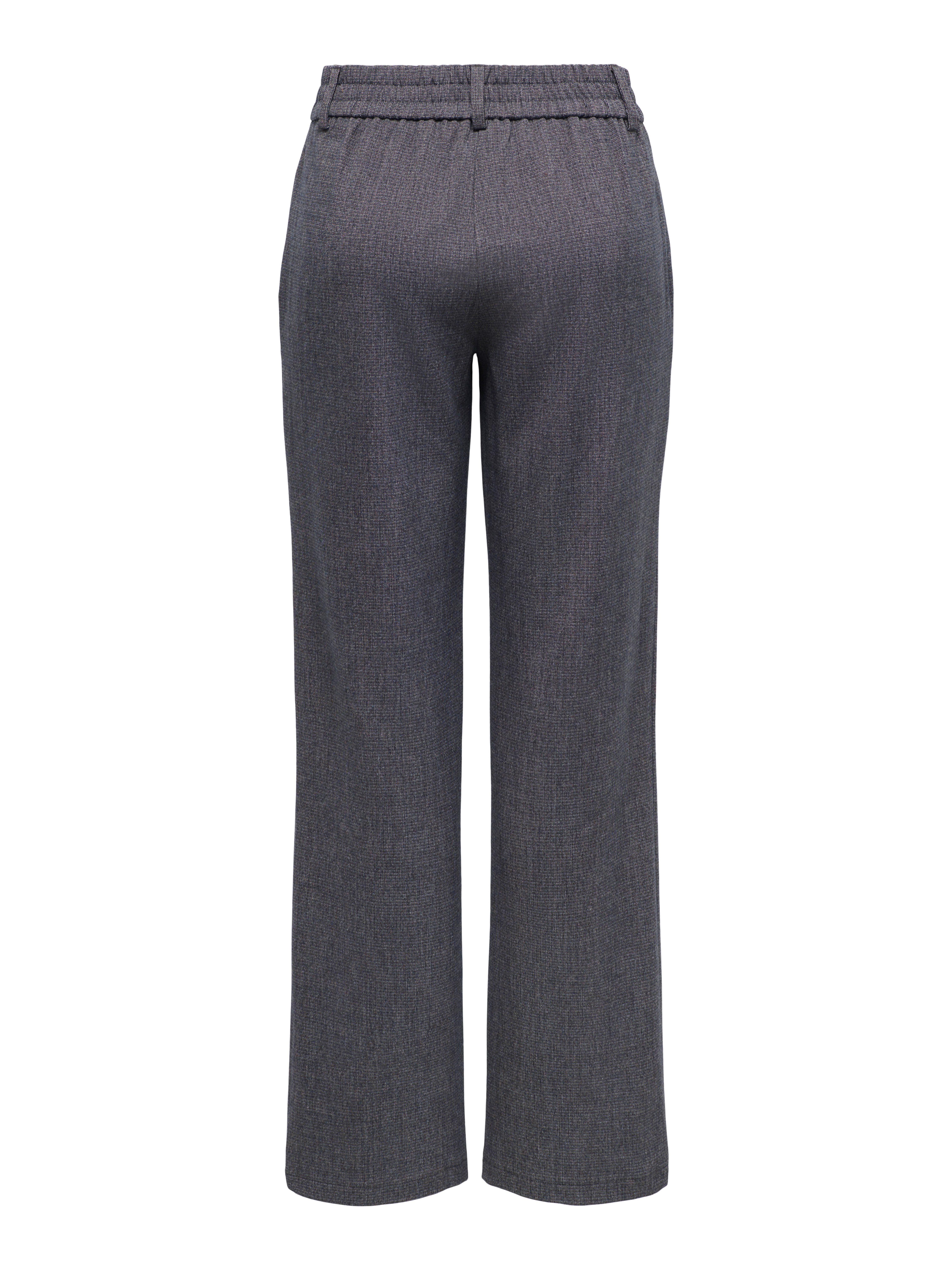 ONLY Anzughose ONLPOPTRASH-ELISE HW STR MEL PNT NOOS Materialmix, hinten mit elastischem Bund