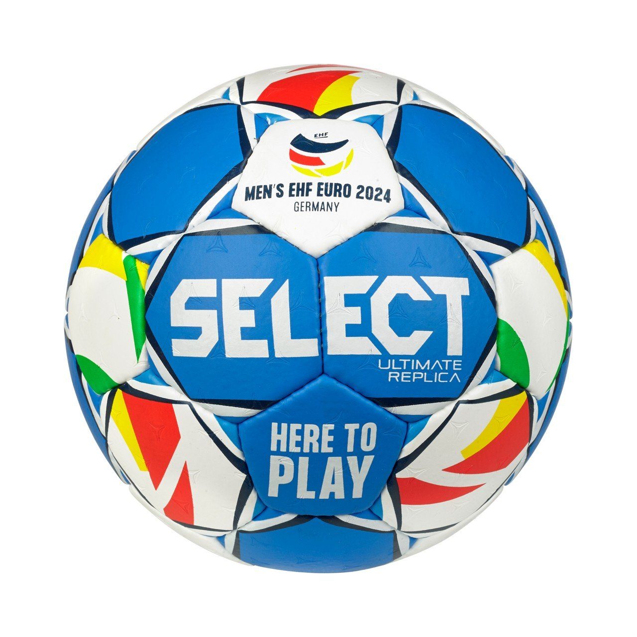 Select Sport Fußball EHF EURO v24 MEN weiss blau HB-REPLICA