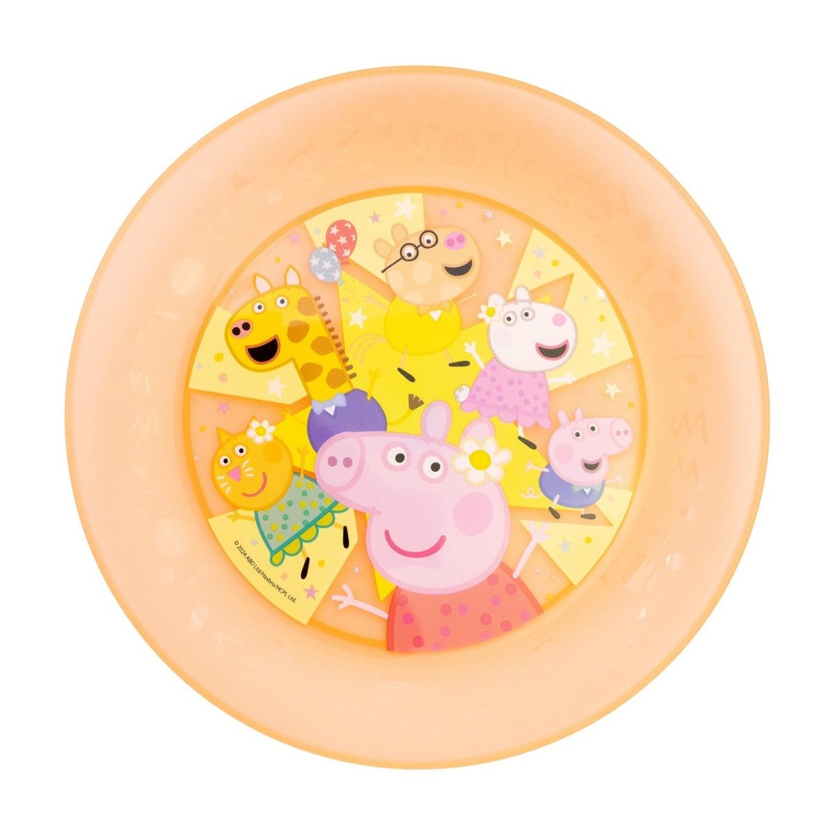Peppa Pig Teller Kinder Teller Set 4 teilig geeignet für Mikrowelle und Spülmaschine, (4 St)
