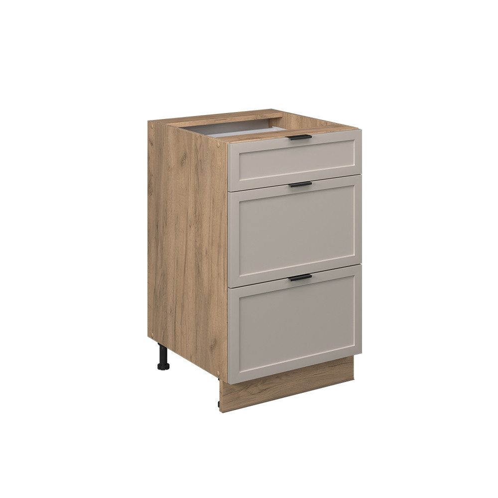 Vicco Unterschrank Fame-Line, GrauBeige/Goldkraft Eiche, 50 günstig online kaufen