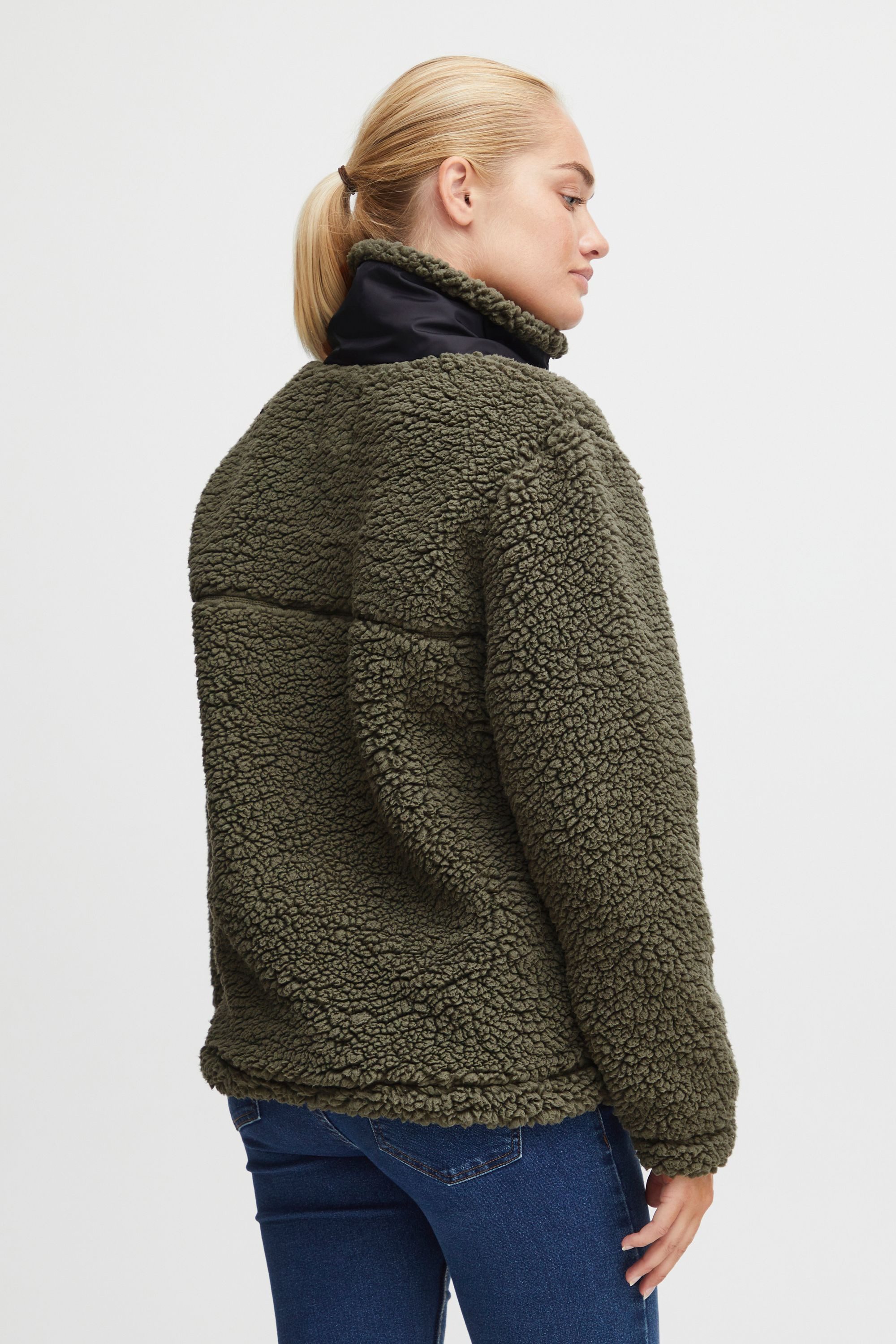 OXMO Troyer OXElina Teddypullover mit Stehkragen günstig online kaufen