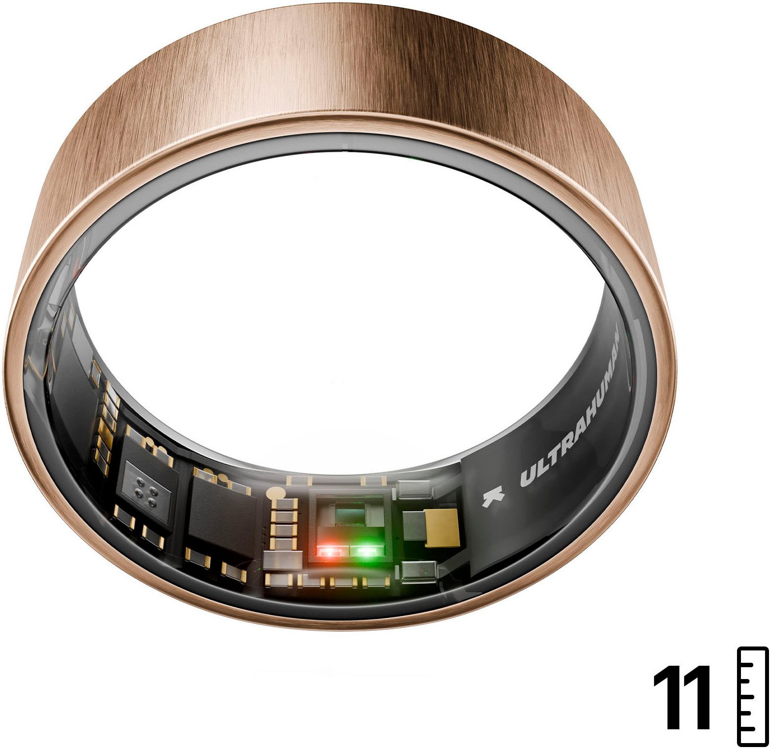 Ultrahuman Activity Tracker Smartring AIR - Size 11, Schlaf- und Fitness-Tracker für Frauen und Männer