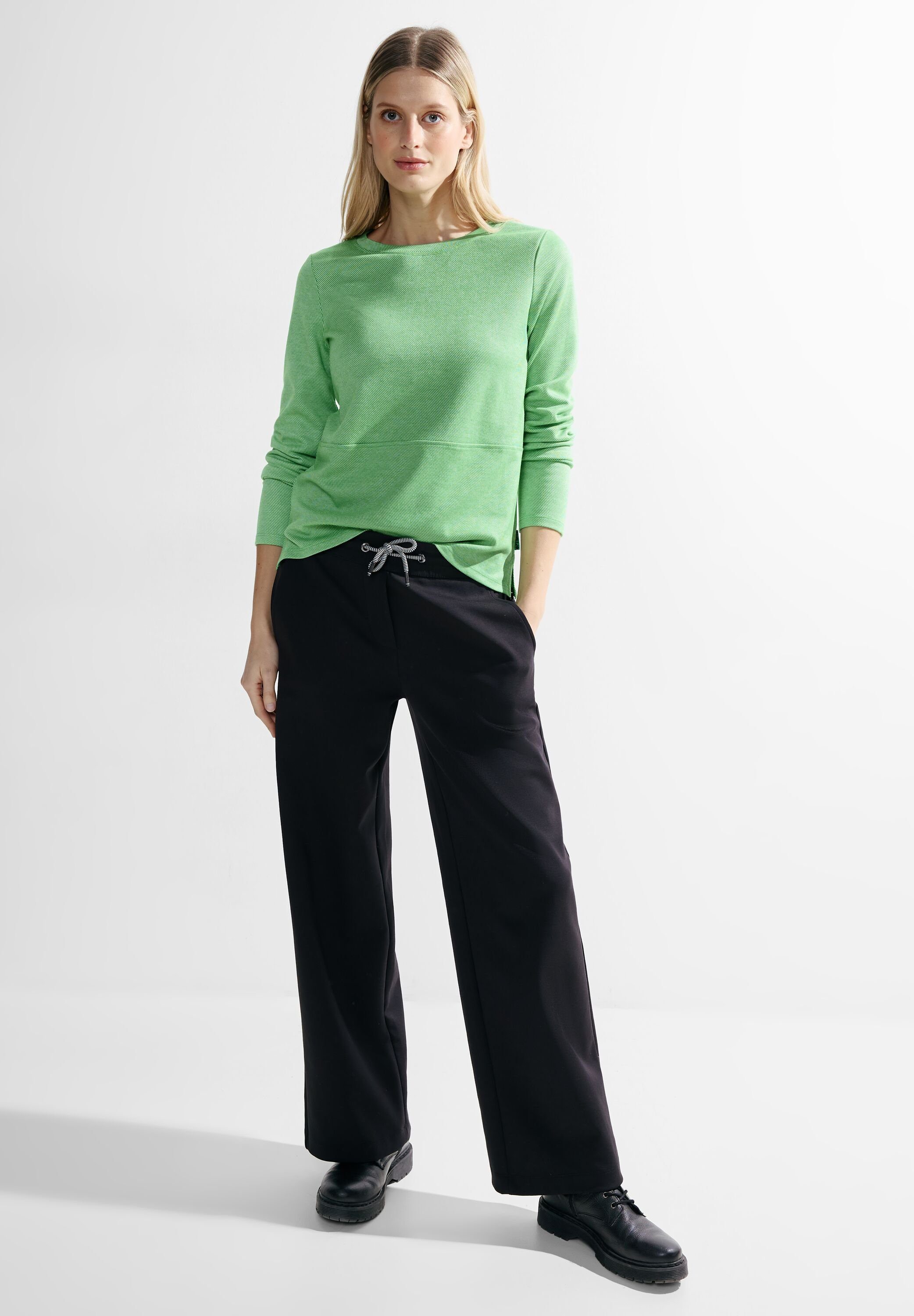 CECIL Rundhalsshirt mit Rundhalsausschnitt