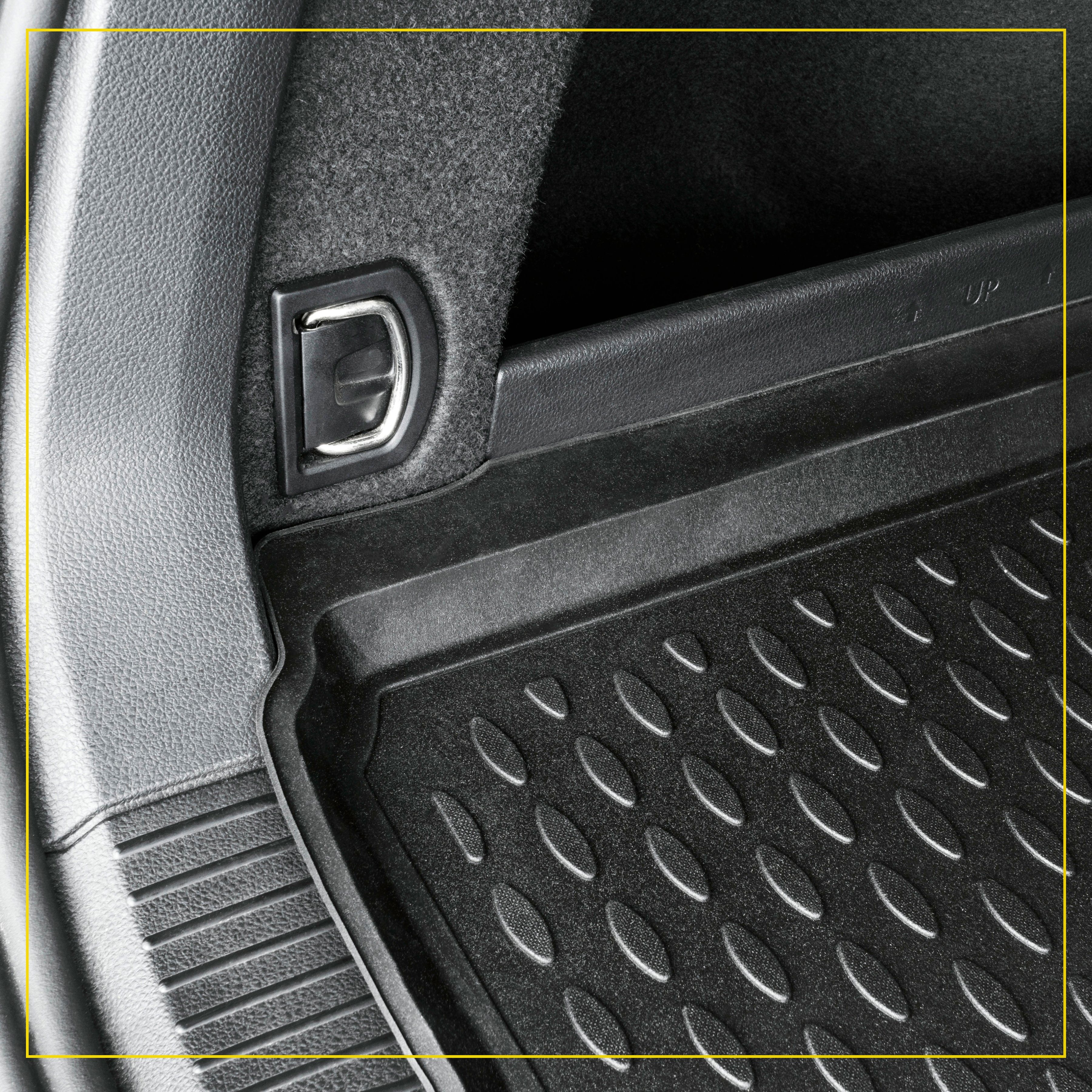 WALSER Kofferraummatte XTR, für Seat 7-Sitzer, Matte) z.B. aufrecht (KN2), 3. SUV, (kurze Reihe Tarraco Tarraco Seat für