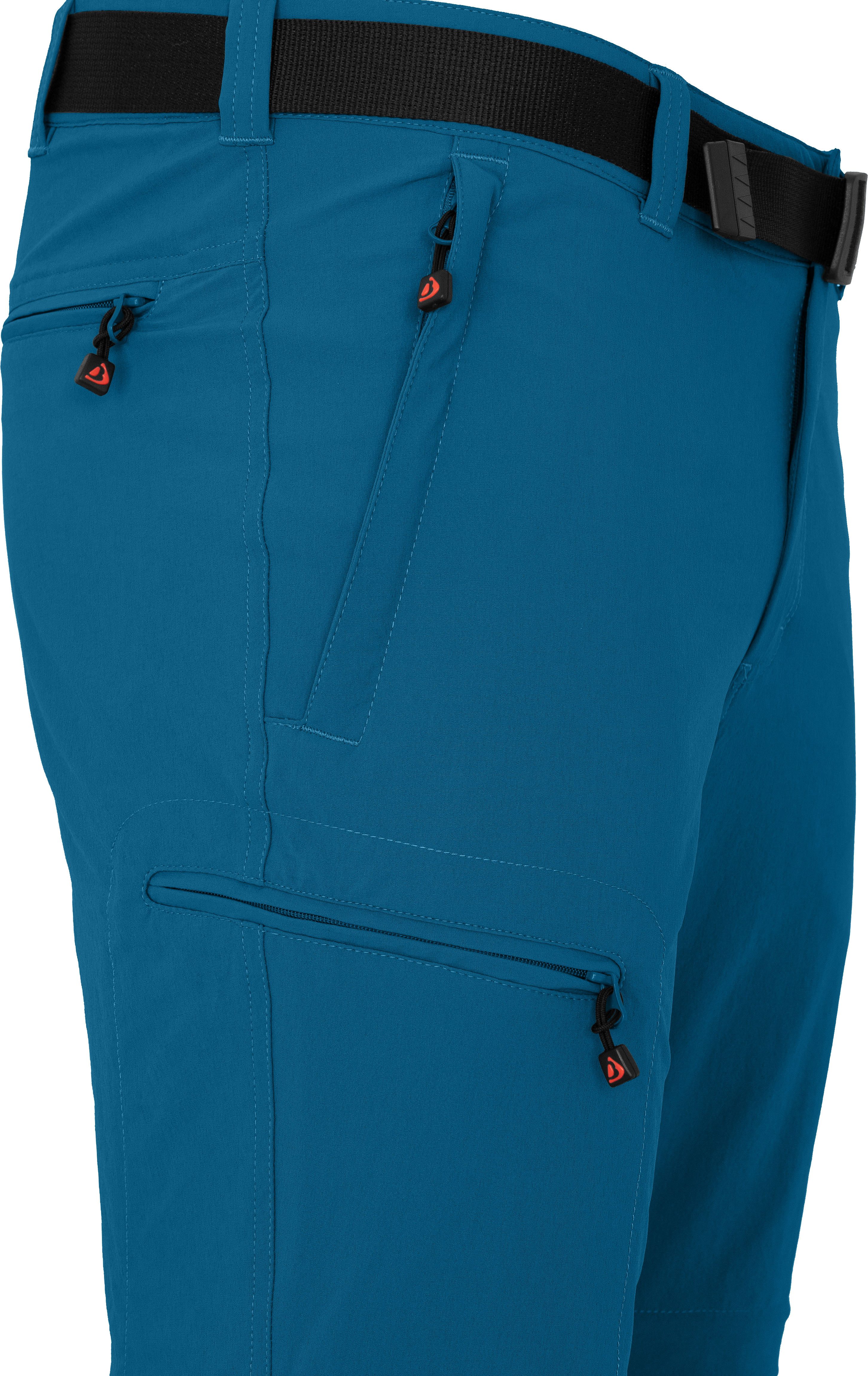Bergson Outdoorhose BAKER ZIPP-Off Herren Wanderhose, vielseitig, pflegeleicht, Normalgrößen, Saphir blau – Bild 5 von 5