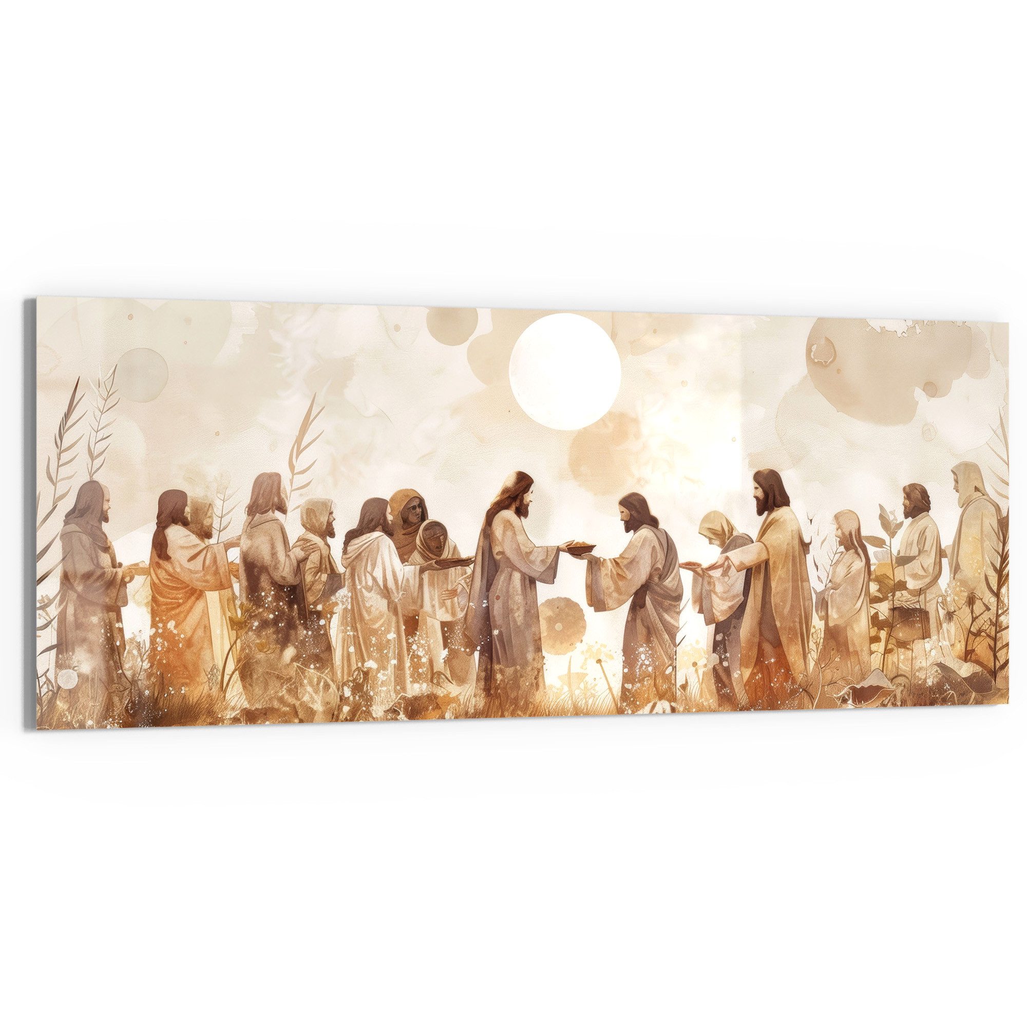 DEQORI Glasbild 'Himmlische Versammlung', 'Himmlische Versammlung', Glas Wa günstig online kaufen