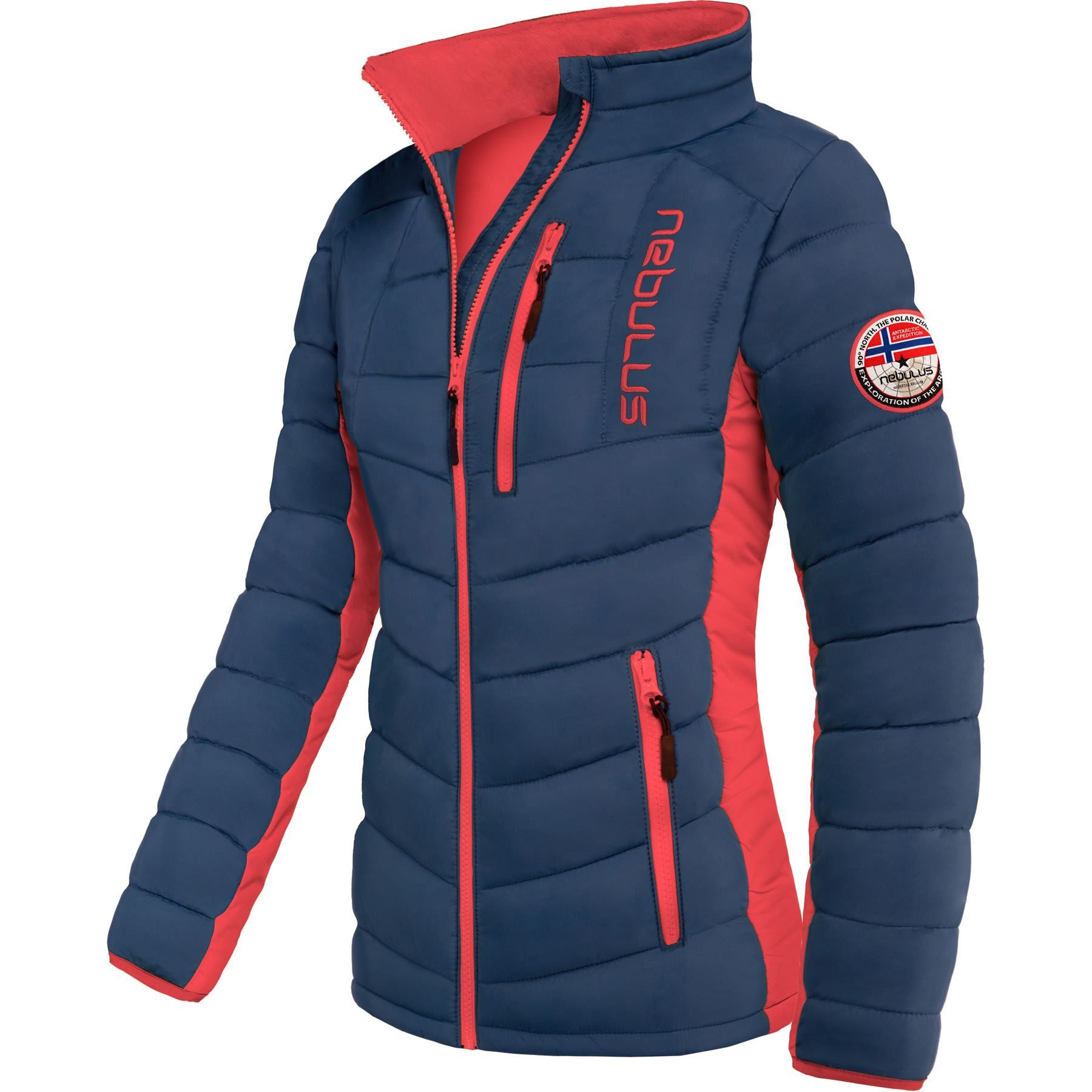 Winterjacke Winterjacke, P5844 - Damen, navy-rot, S/36