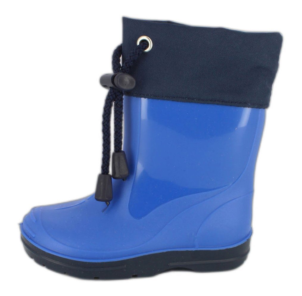 Beck Kleinkinder Regenstiefel Basic Gummistiefel (für Mädchen und Jungs, in vielen Farben und Größen erhältlich) Schmale Passform, Kurzschaft für sicheres Gehen, wasserdicht royalblau