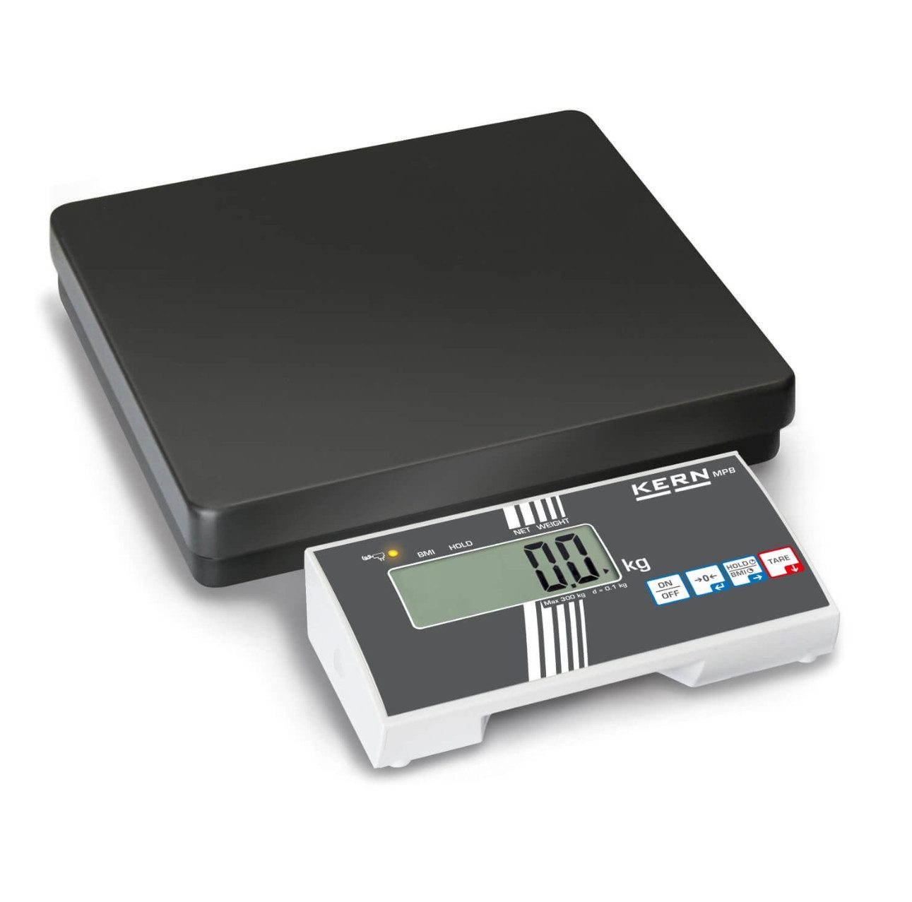 Kern Personenwaage Personenwaage MPB 300K mit BMI-Funktion mit Stativ, Profi-Set, 1-tlg., digitale Körperwaage mit Anzeige, BMI-Funktion