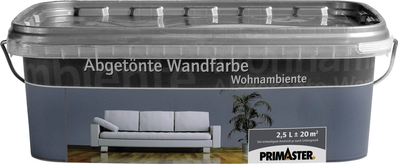 Primaster Wandfarbe Primaster Wandfarbe Wohnambiente 2,5 L lavagrau
