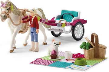 Schleich® Lernspielzeug 42467 Spielfigur Horse Club Kutsche für Pferdeshow (33-St), mit umfangreichem Zubehör