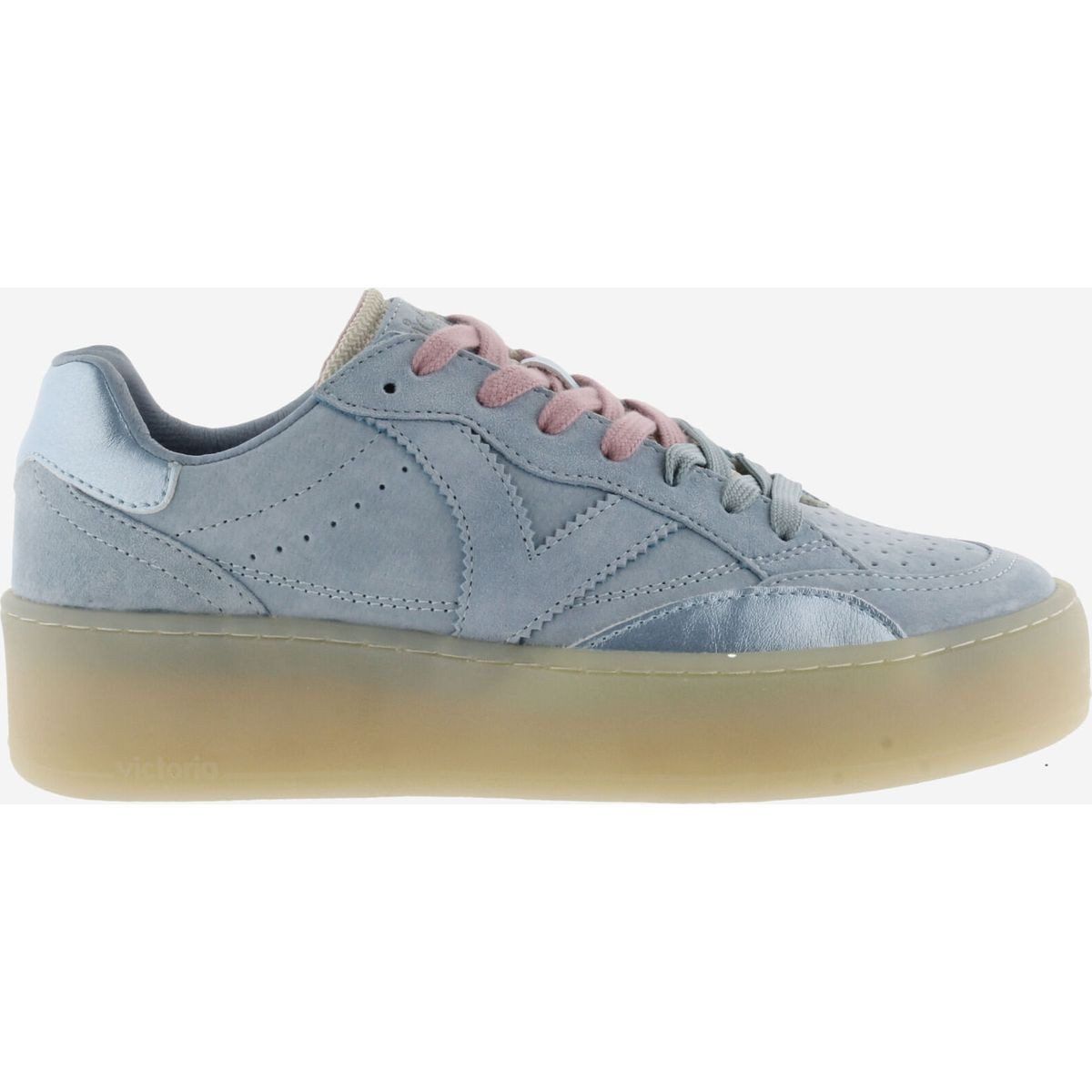 Victoria Turin Serraje Women Outdoorschuh Stilvolle Damen-Sneaker aus Veloursleder mit Plateau und