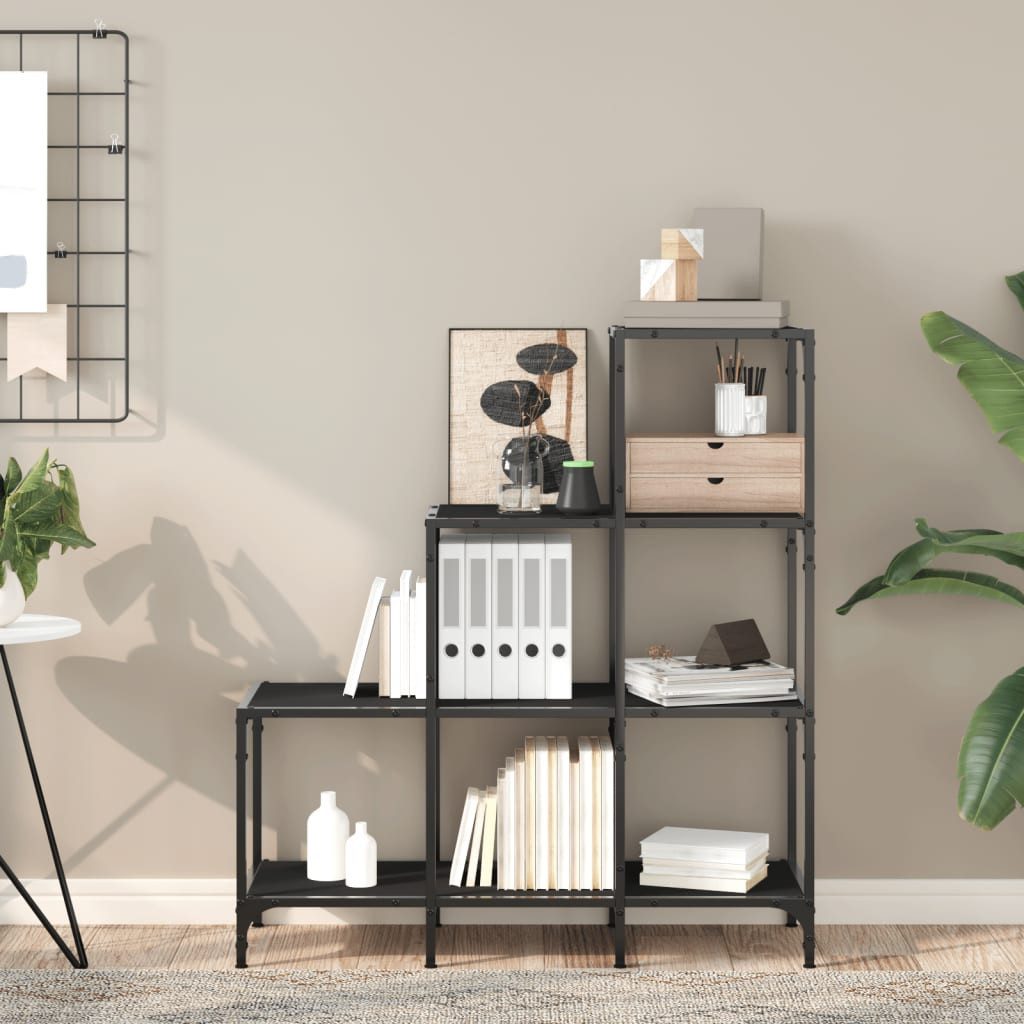 vidaXL Bücherregal Bücherregal Schwarz 92x30x102 cm günstig online kaufen