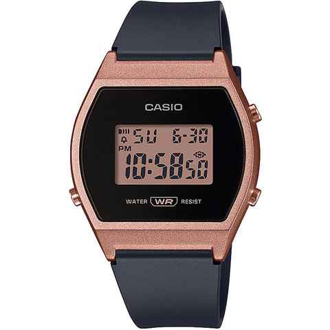 Casio Collection Chronograph LW-204-1AEF, Quarzuhr, Armbanduhr, Damenuhr, digital, Stoppfunktion