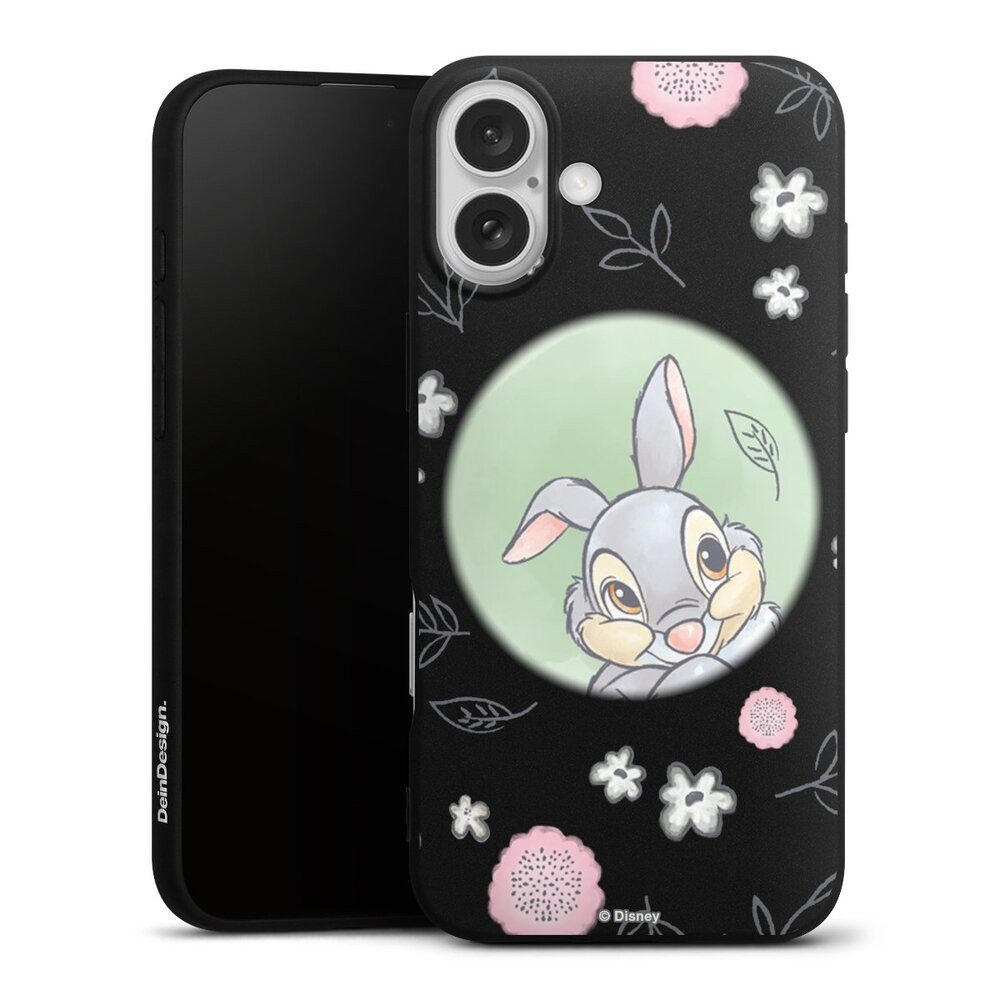 DeinDesign Handyhülle Klopfer Disney Offizielles Lizenzprodukt Klopfer ohne Hintergrund, Apple iPhone 16 Plus Silikon Hülle Premium Case Handy Schutzhülle