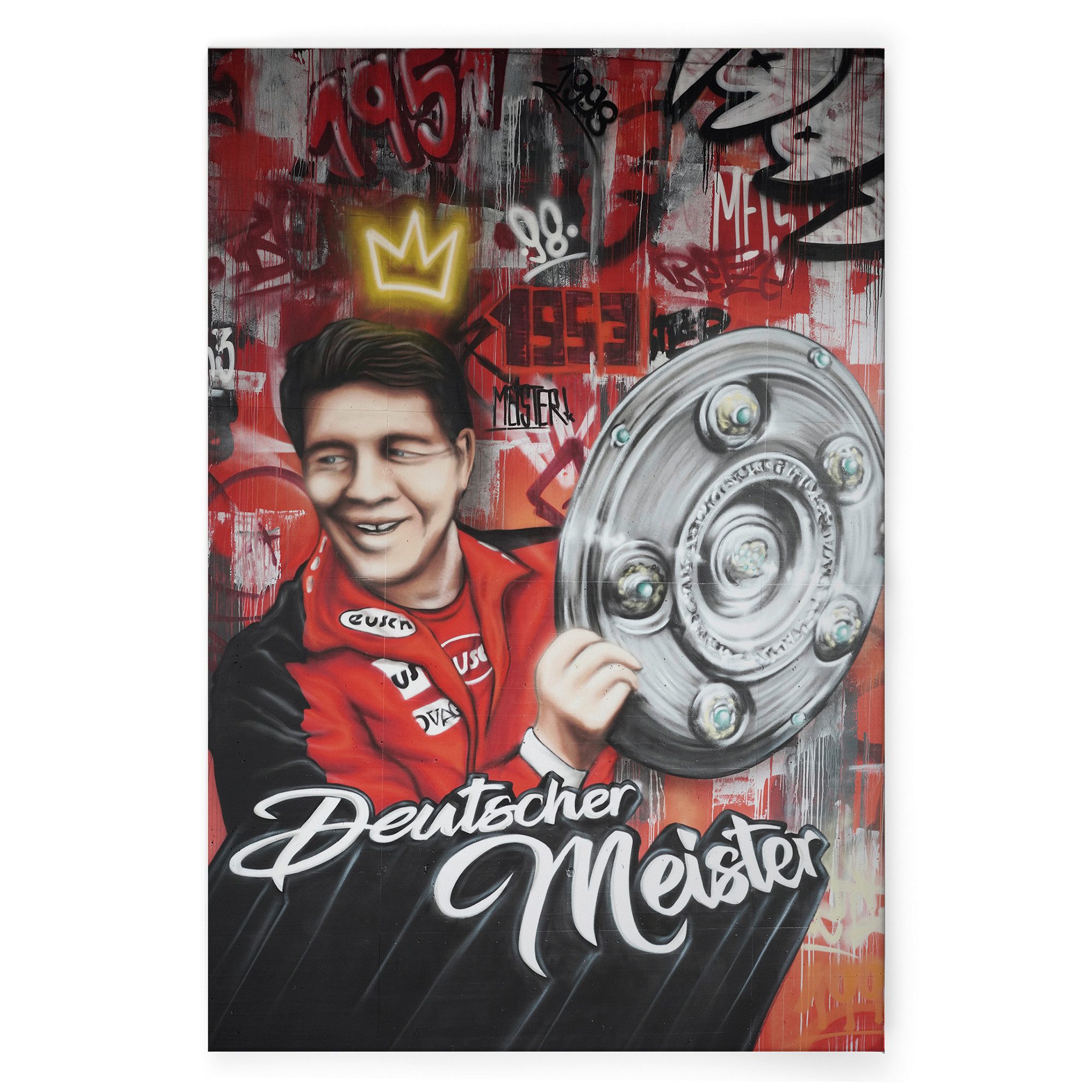 A.S. Création Leinwandbild FCK Maltag-Graffiti Deutscher Meister „König Ott günstig online kaufen