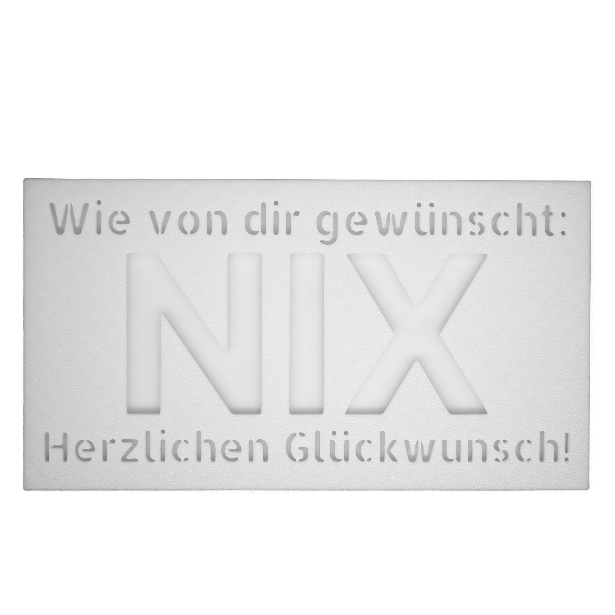 TSB Werk Geschenkbox 2x Geldgeschenk NIX Nichts Geschenkidee Geschenk, Geburtstag, Geldscheingeschenk – Bild 3 von 5