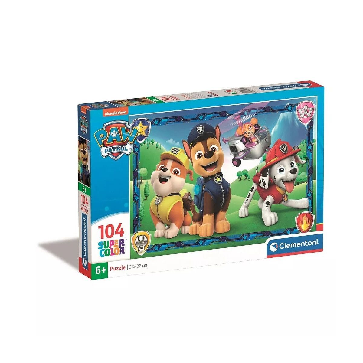 Clementoni® Lernspielzeug Paw Patrol Mountain 104-teiliges Clementoni Puzzle