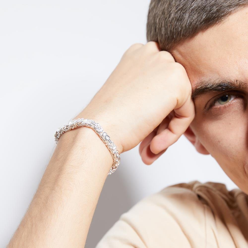 JEWLIX Armband Königsketten Design 5 mm vierkant aus Sterlingsilber KA0050- günstig online kaufen