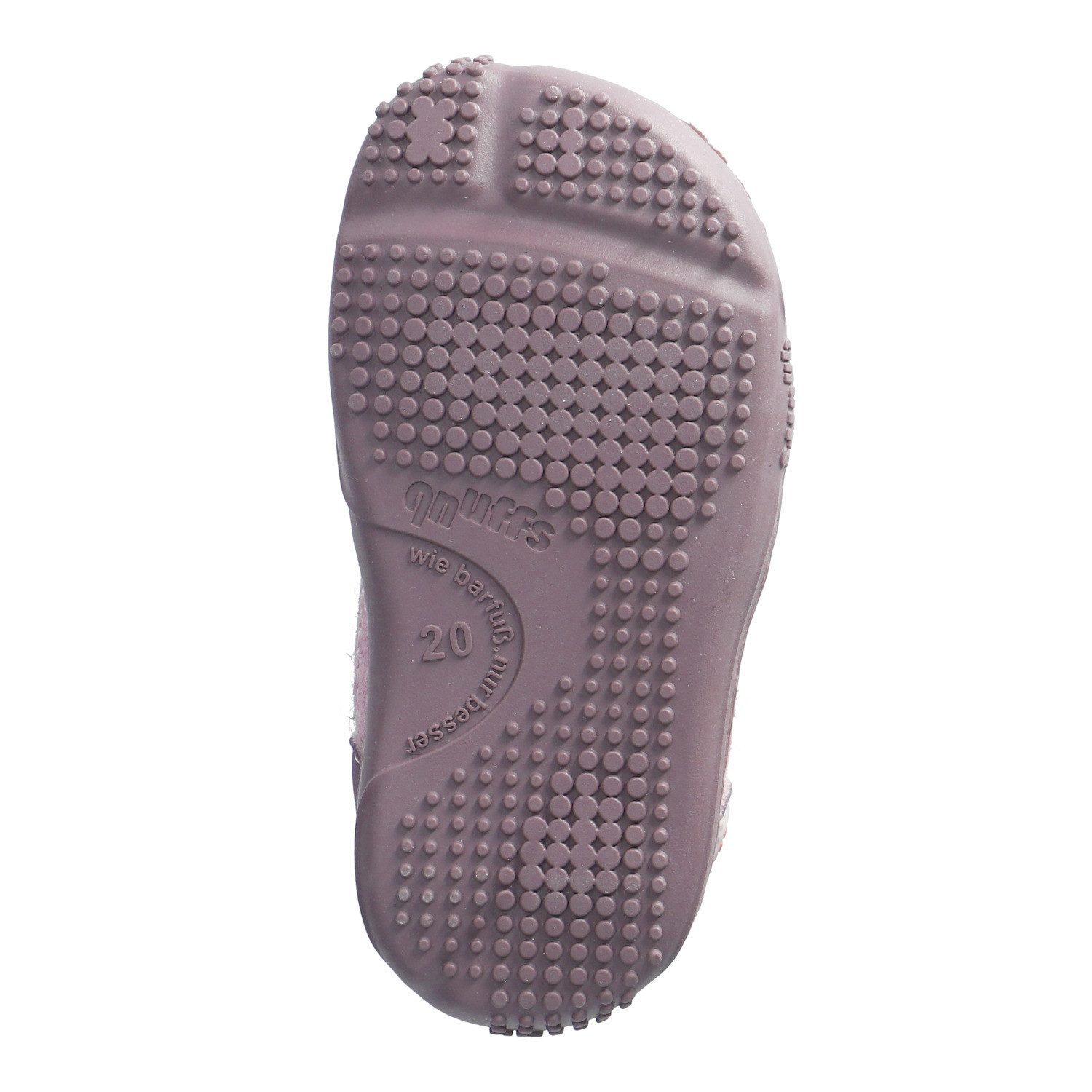qnuffs WEIDE Barfußschuh Schnürschuh mit Namenschild an der Rückseite – Bild 4 von 5