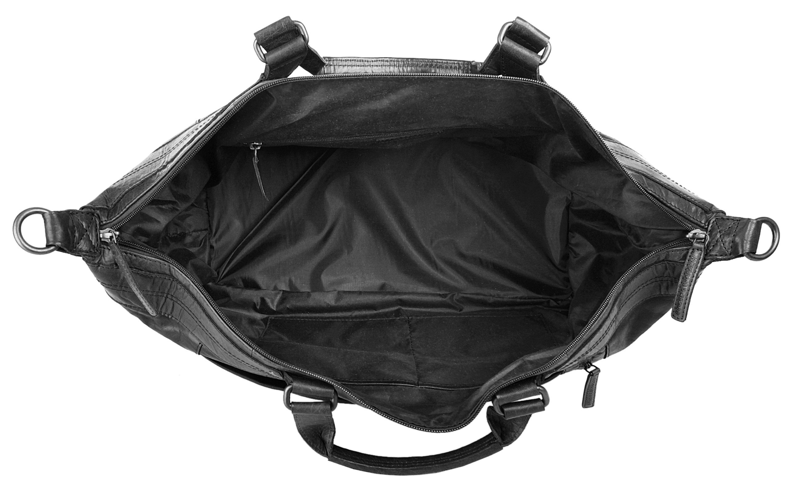 Spikes & Sparrow Reisetasche (1-tlg), echt Leder