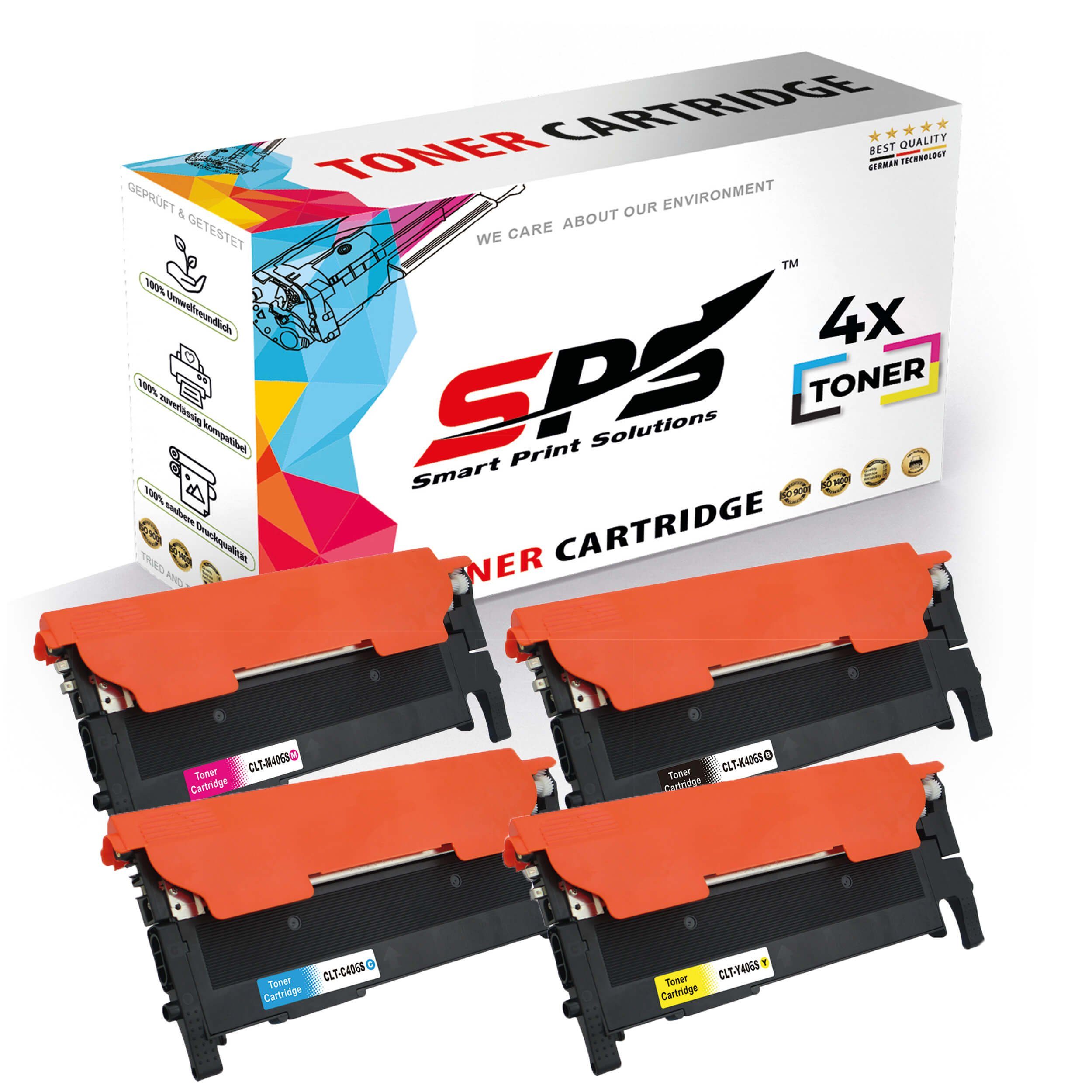 SPS Tonerkartusche 4x Multipack Set Kompatibel für Samsung CLP 365 W, (4er Pack, 4x Toner)