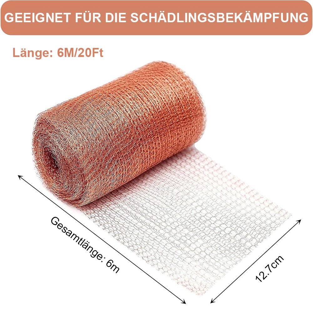 Thumbnail - NUODWELL Schneckenzaun Kupferband Gegen Schnecken, Schneckenzaun, Wühlmausgitter Für Hochbeet