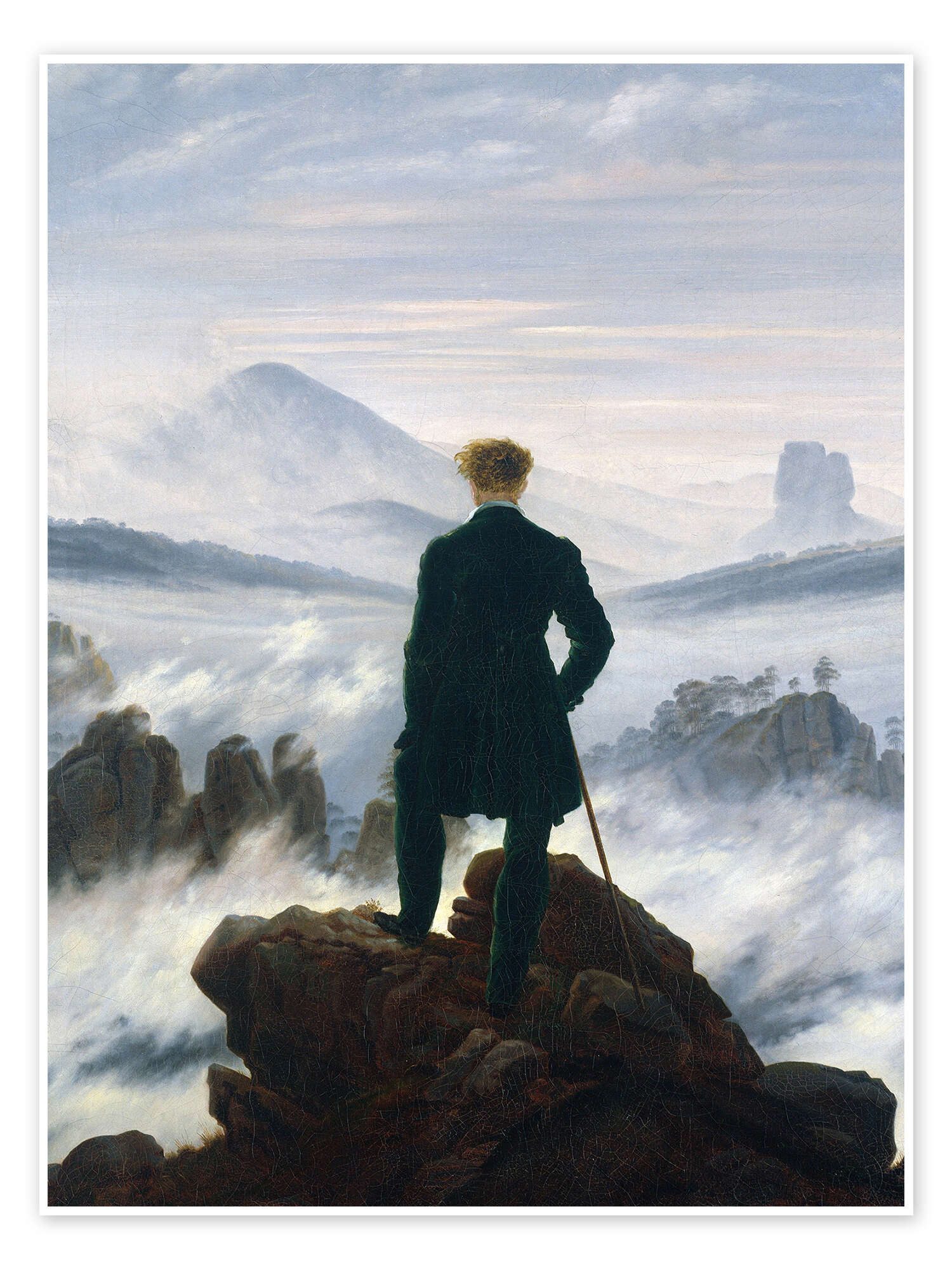 Posterlounge Poster Caspar David Friedrich, Der günstig online kaufen