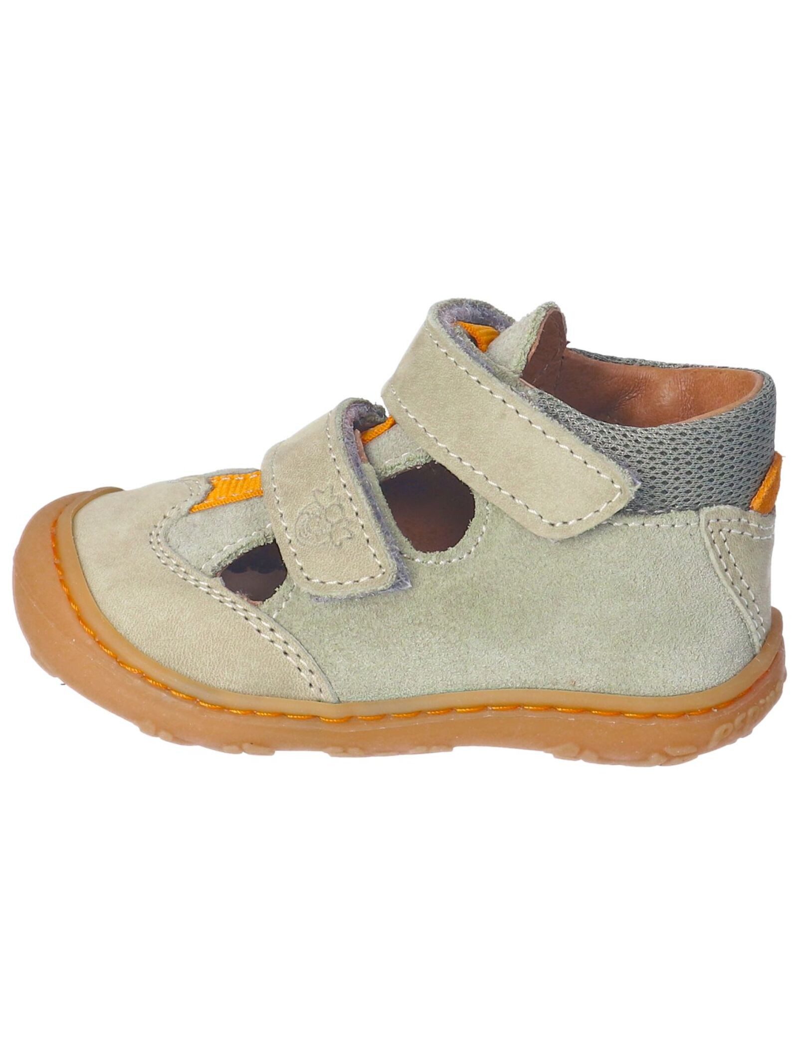 Pepino Halbschuhe Leder/Textil . Klettschuh