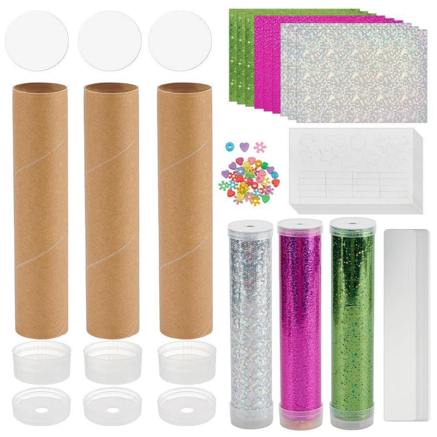 LuxusKollektion Kreativset Kaleidoskop Bastelset DIY 6er-Pack