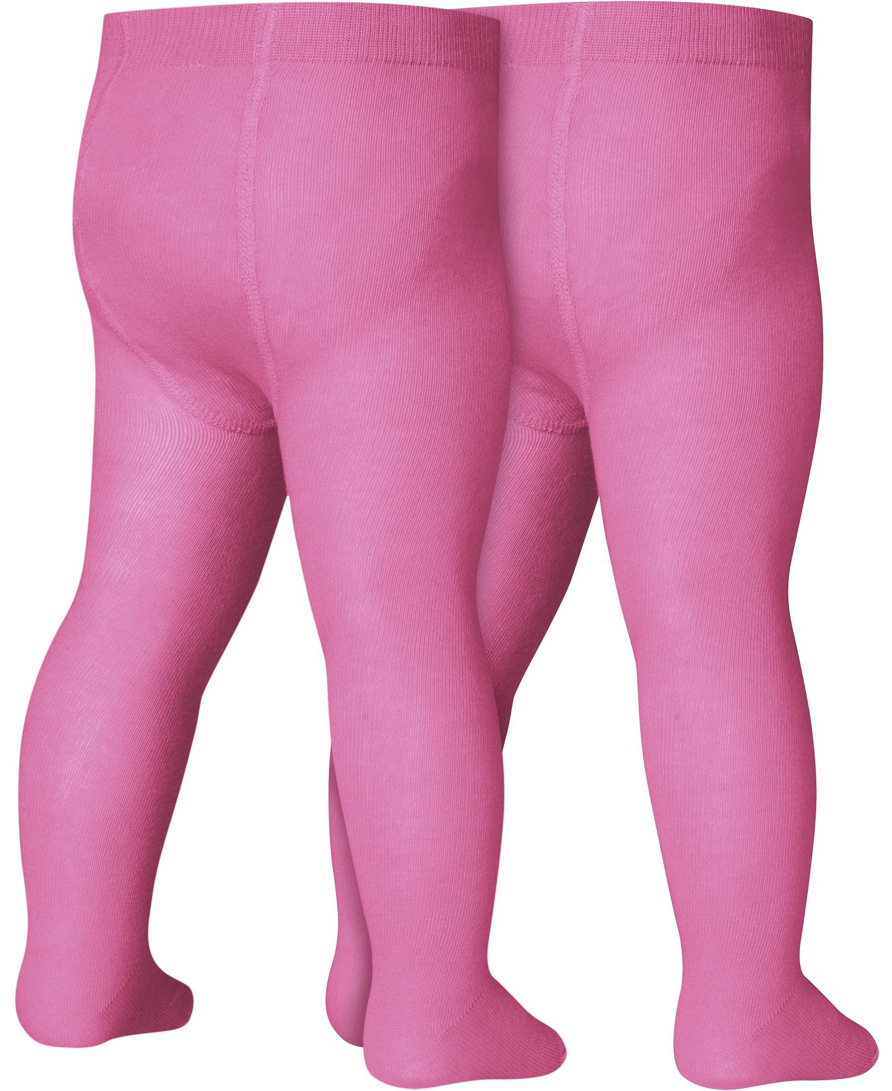 Strumpfhose Playshoes Strumpfhose Doppelpack pink uni