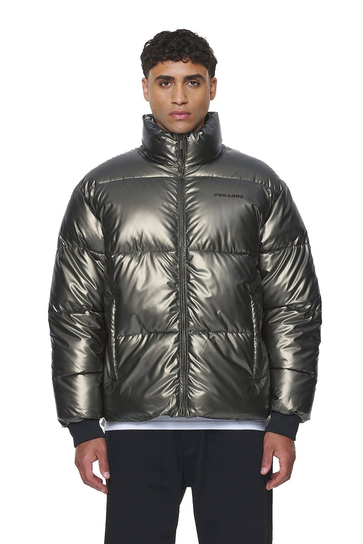 Pegador Steppjacke Set) kein Glossy Solin (1-St., Puffer