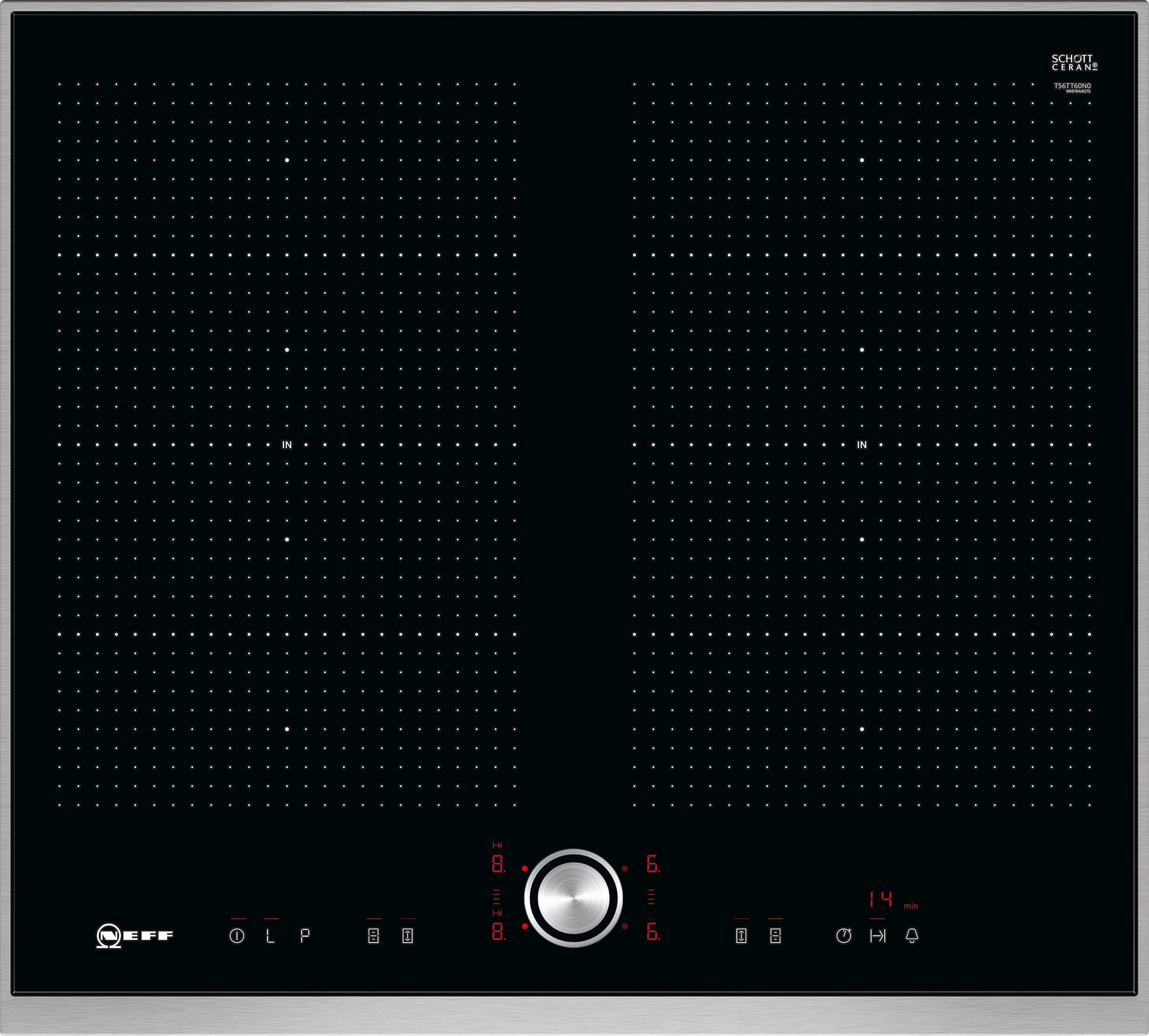 NEFF FlexInduktionsKochfeld von SCHOTT CERAN® N 70 T56TT60N0, mit TwistPad® Bedienung online