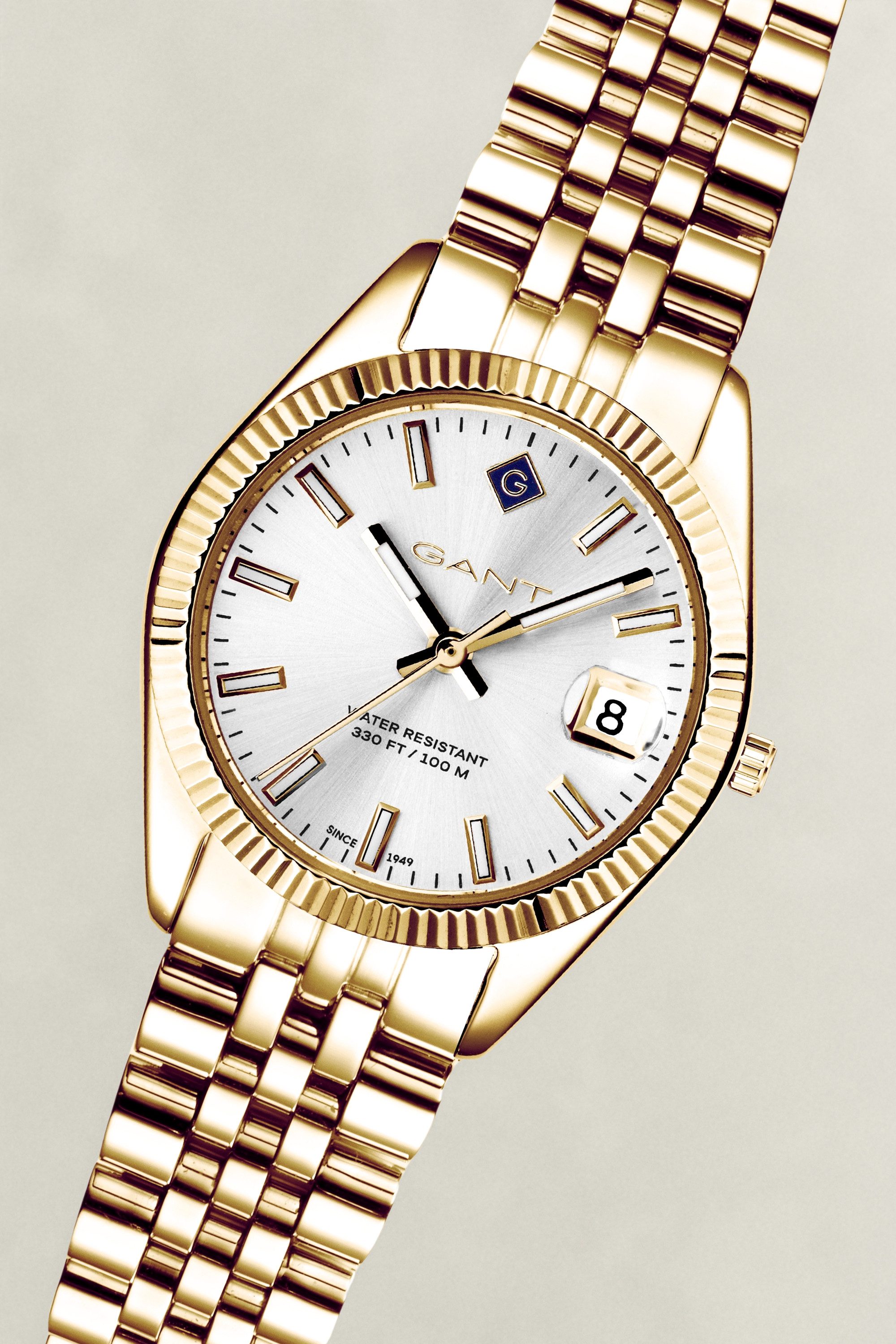 Gant Quarzuhr Sussex Mini G181003, Armbanduhr, Damenuhr, Edelstahlarmband, analog, Tag