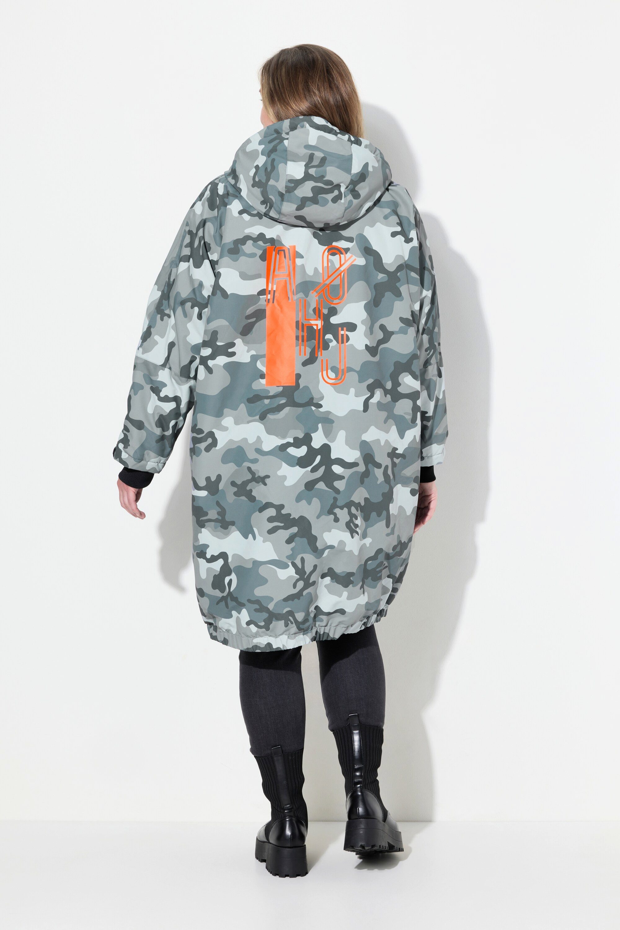 Laurasøn Wintermantel Funktionsjacke oversized Teddyfutter Kapuze