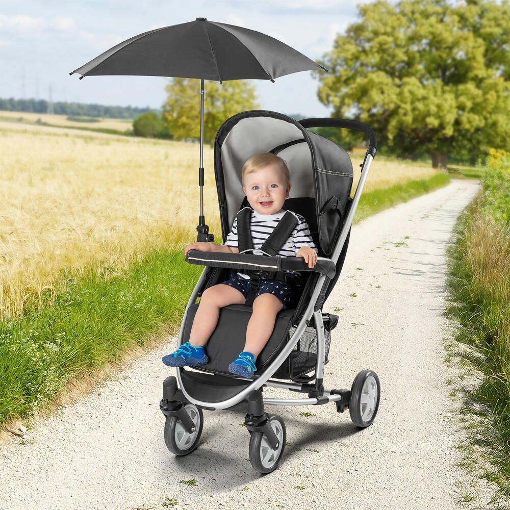 Schwarz Reer Sonnenschirm Kinderwagenschirm ShineSafe