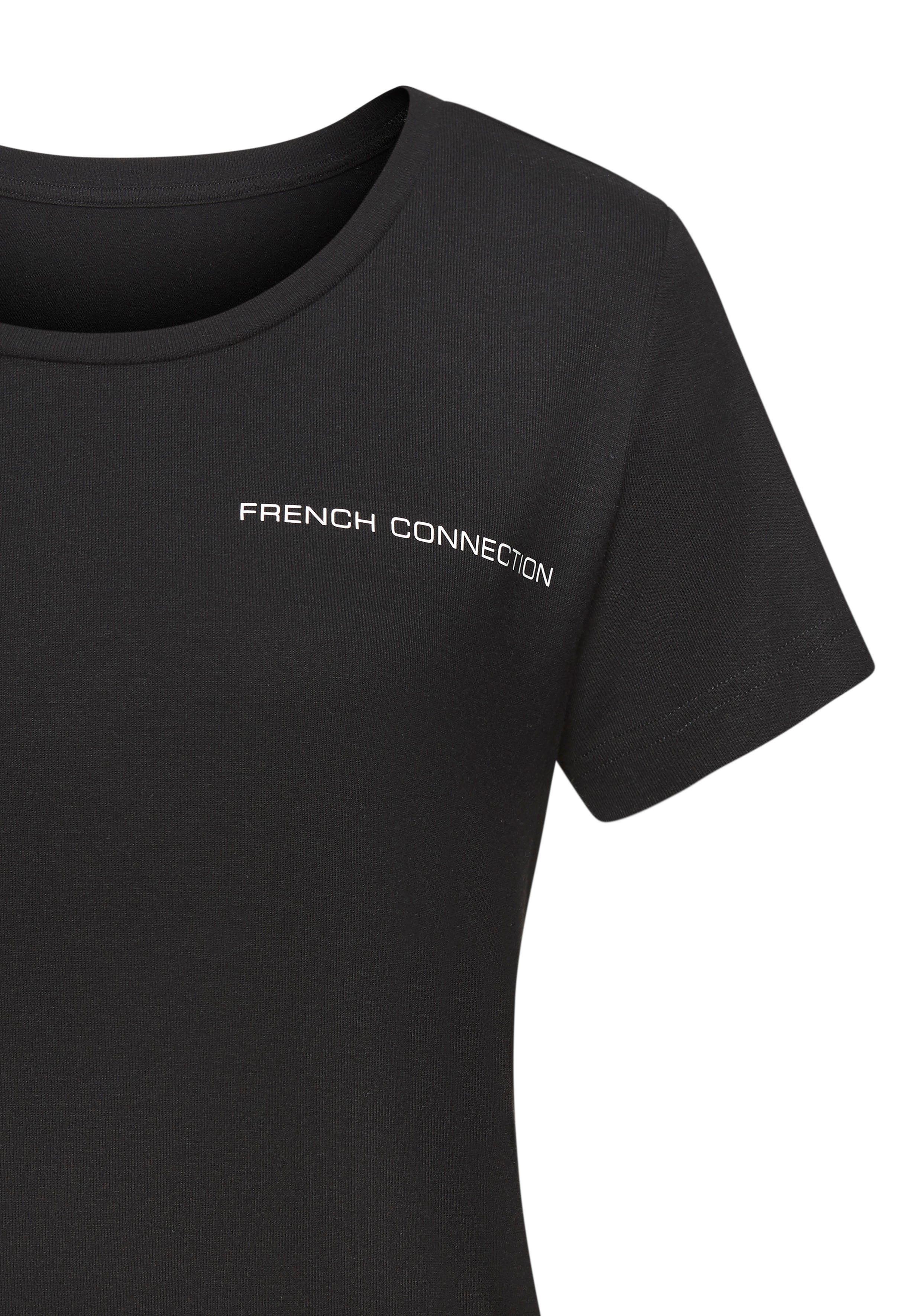 French Connection T-Shirt mit kleinem Logoprint auf der Brust – Bild 5 von 5