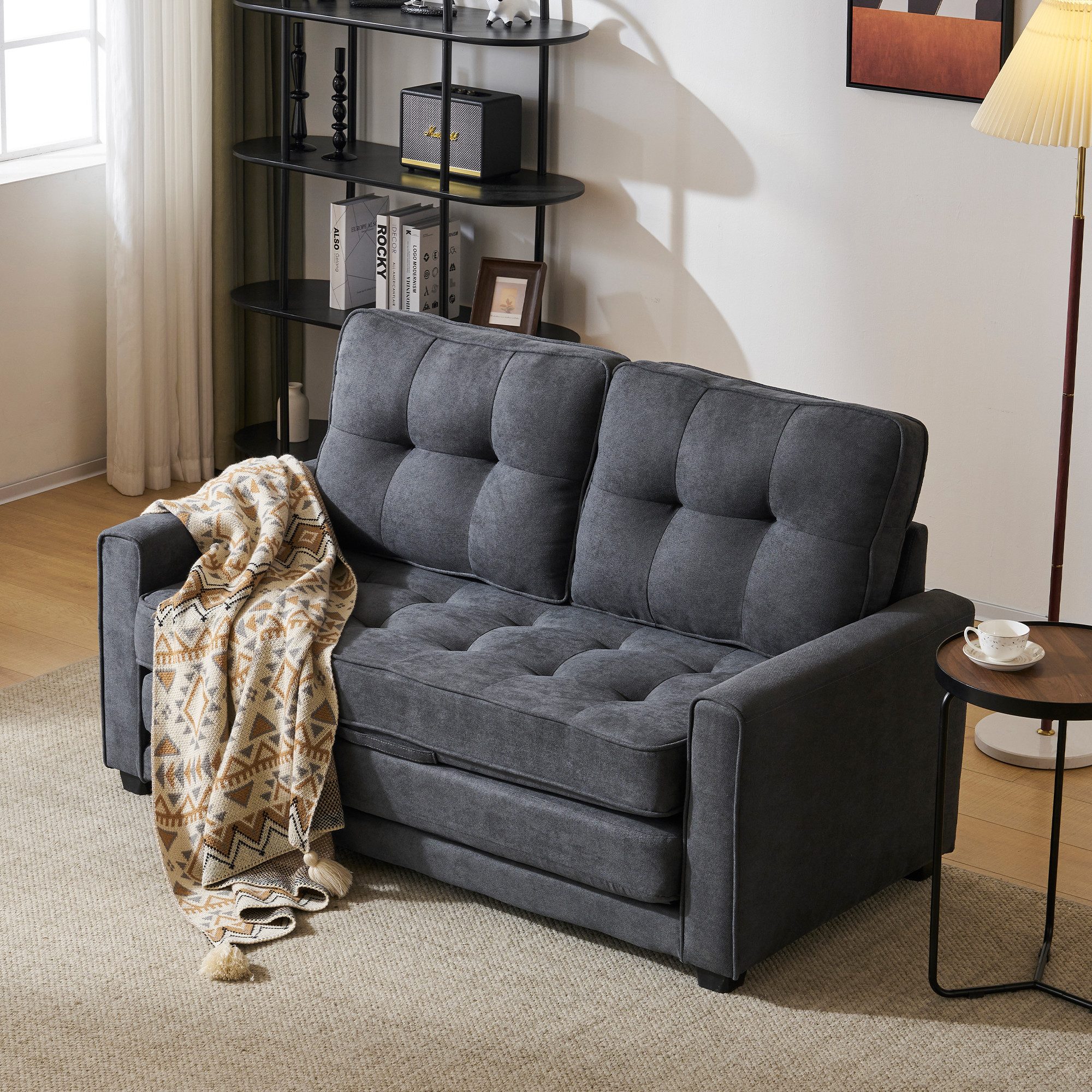 Sofa Schlafsofa für 2 Personen, Sofa mit Schlaffunktion