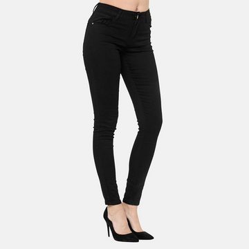 Elara Slim-fit-Jeans Elara Damen Stretch Hose Push Up Jeans (1-tlg)