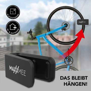 MAXXMEE Fahrradhalter Fahrrad-Wandhalterung Universal - schwarz/weiß