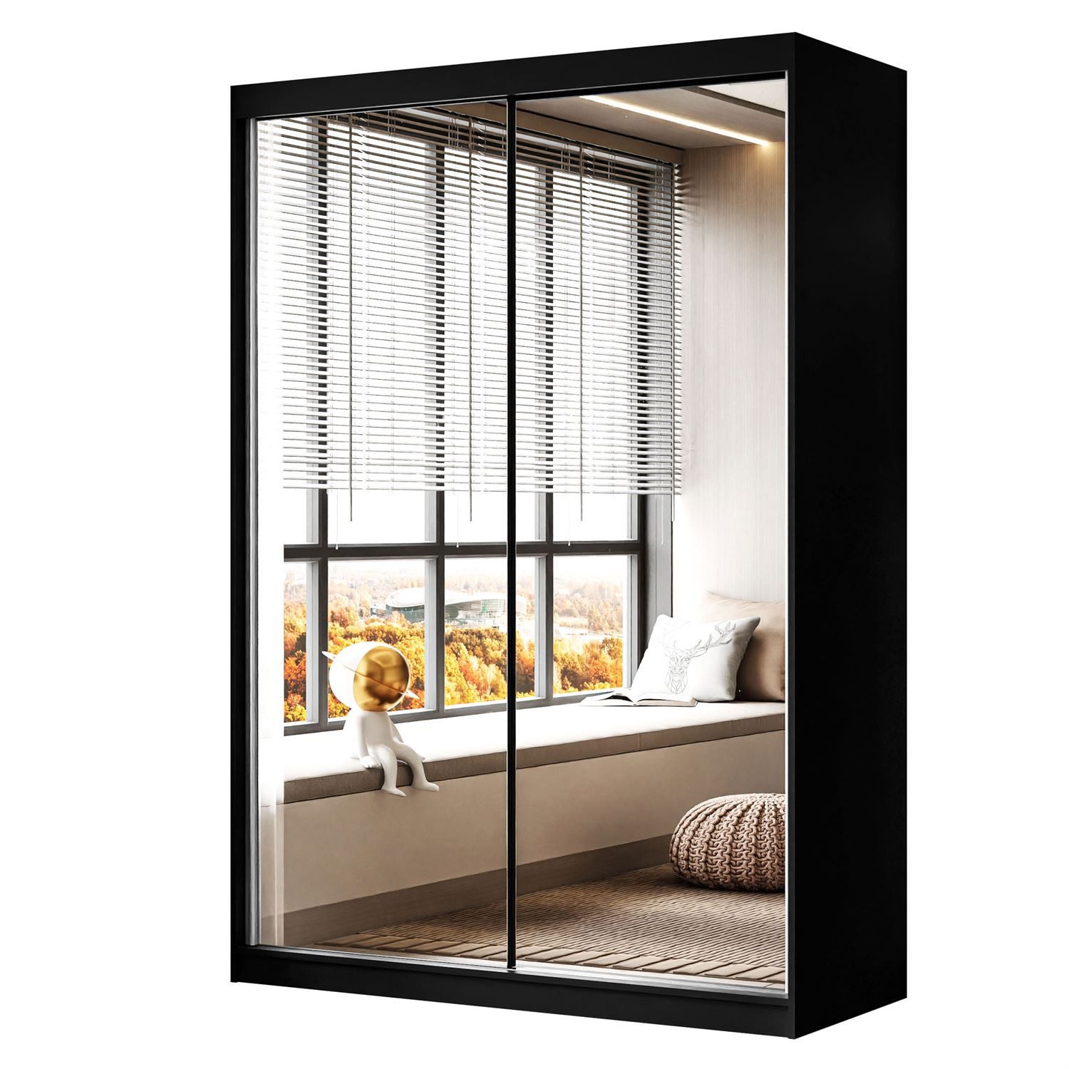 Lookway Kleiderschrank CAMARO III Praktischen Schwebetürenschrank günstig online kaufen