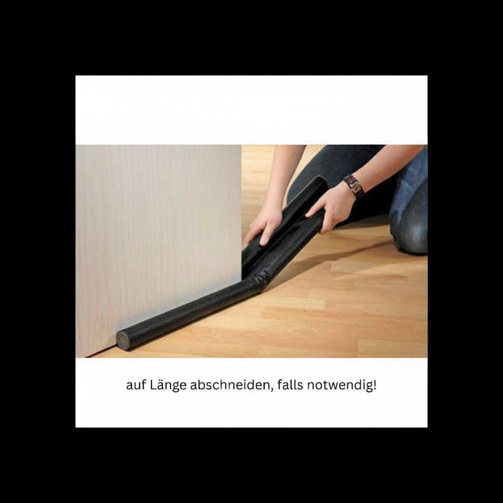 Kaiman GmbH Zugluftstopper 3 x 90 cm Zugluft Zugluftstop Türdichtung Türisolierung Durchzug