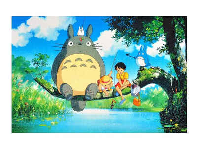 GalaxyCat Puzzle Totoro Puzzle mit 1000 Teilen, 75x50cm, Motiv:, 1000 Puzzleteile, Totoro Puzzle mit 1000 Teilen